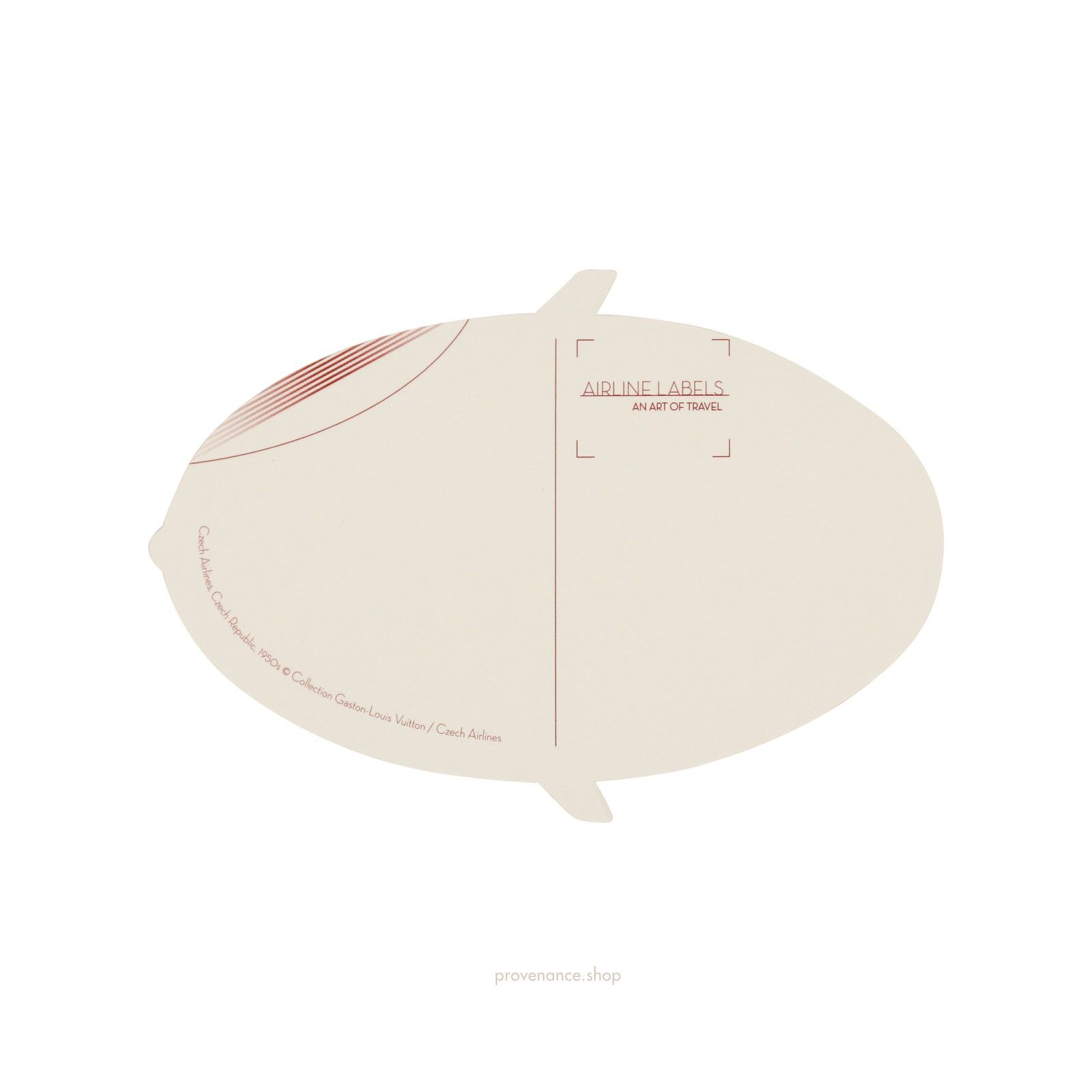 Louis Vuitton 🔴 Louis Vuitton Airline Label Postcard Sticker Size ONE SIZE - 2 Thumbnail