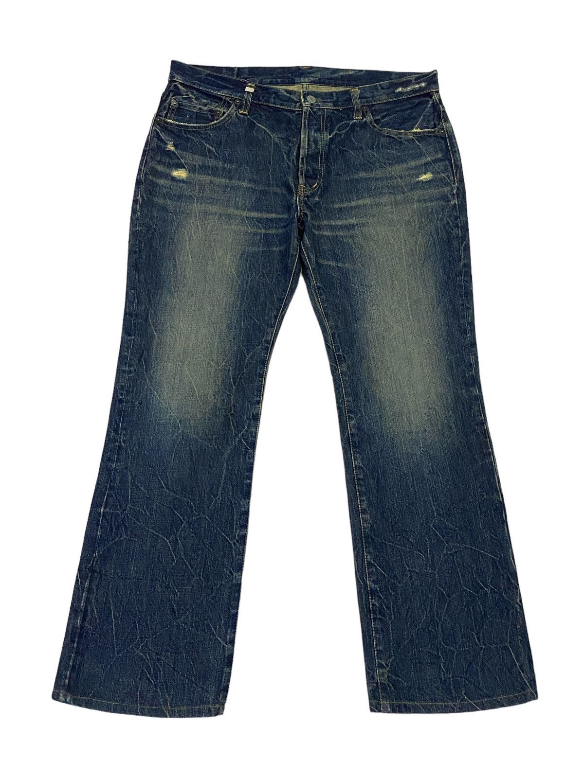 Hysteric Glamour Hysteric Glamour Flare Ripped Distressed Jeans Size US 35 - 2 Thumbnail