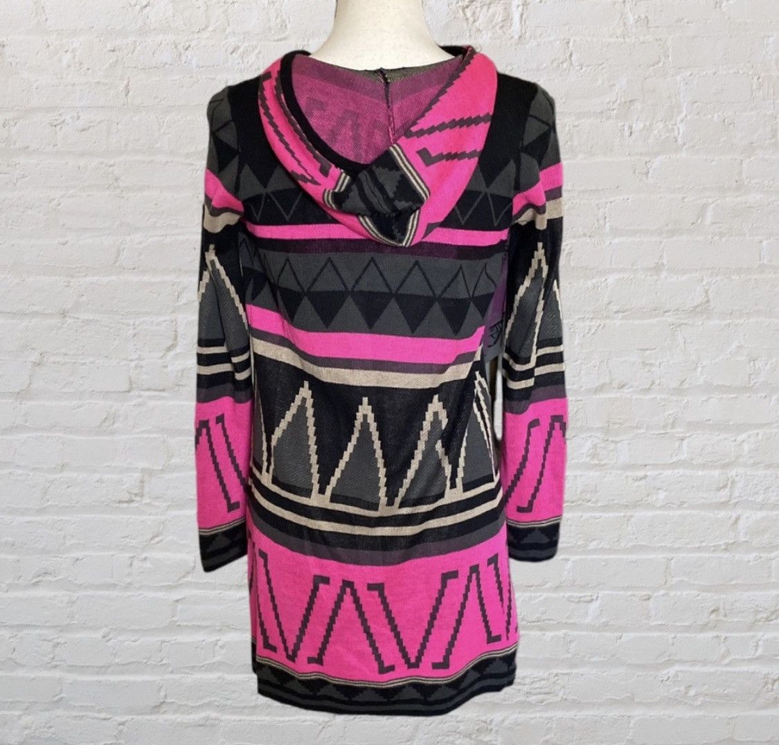 Other HOODED OPEN FRONT DRAPED SWEATER CARDIGAN Size M / US 6-8 / IT 42-44 - 4 Thumbnail