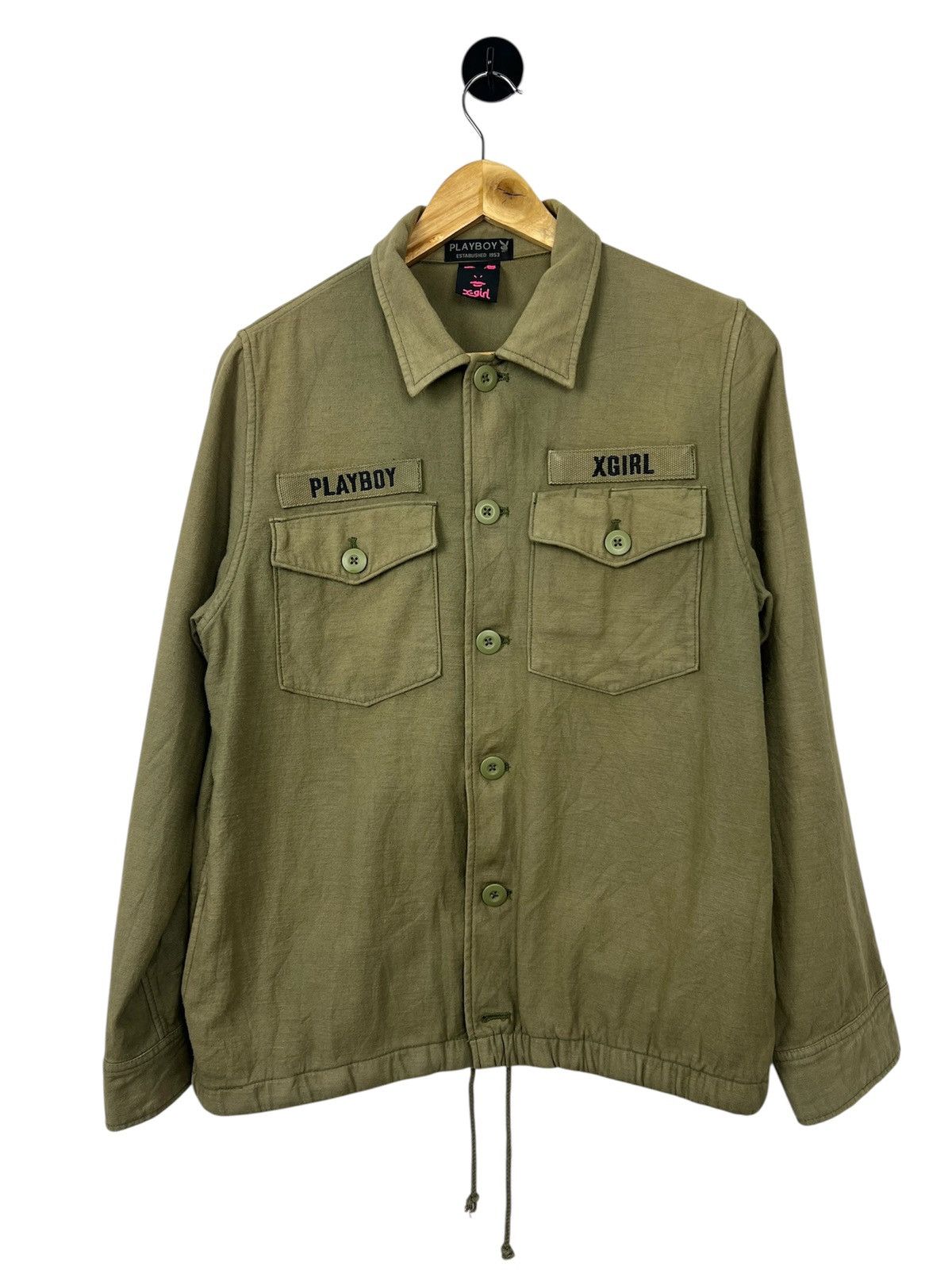 X-Girl X-girl x Playboy Big Logo Military Jacket Size M / US 6-8 / IT 42-44 - 1 Thumbnail