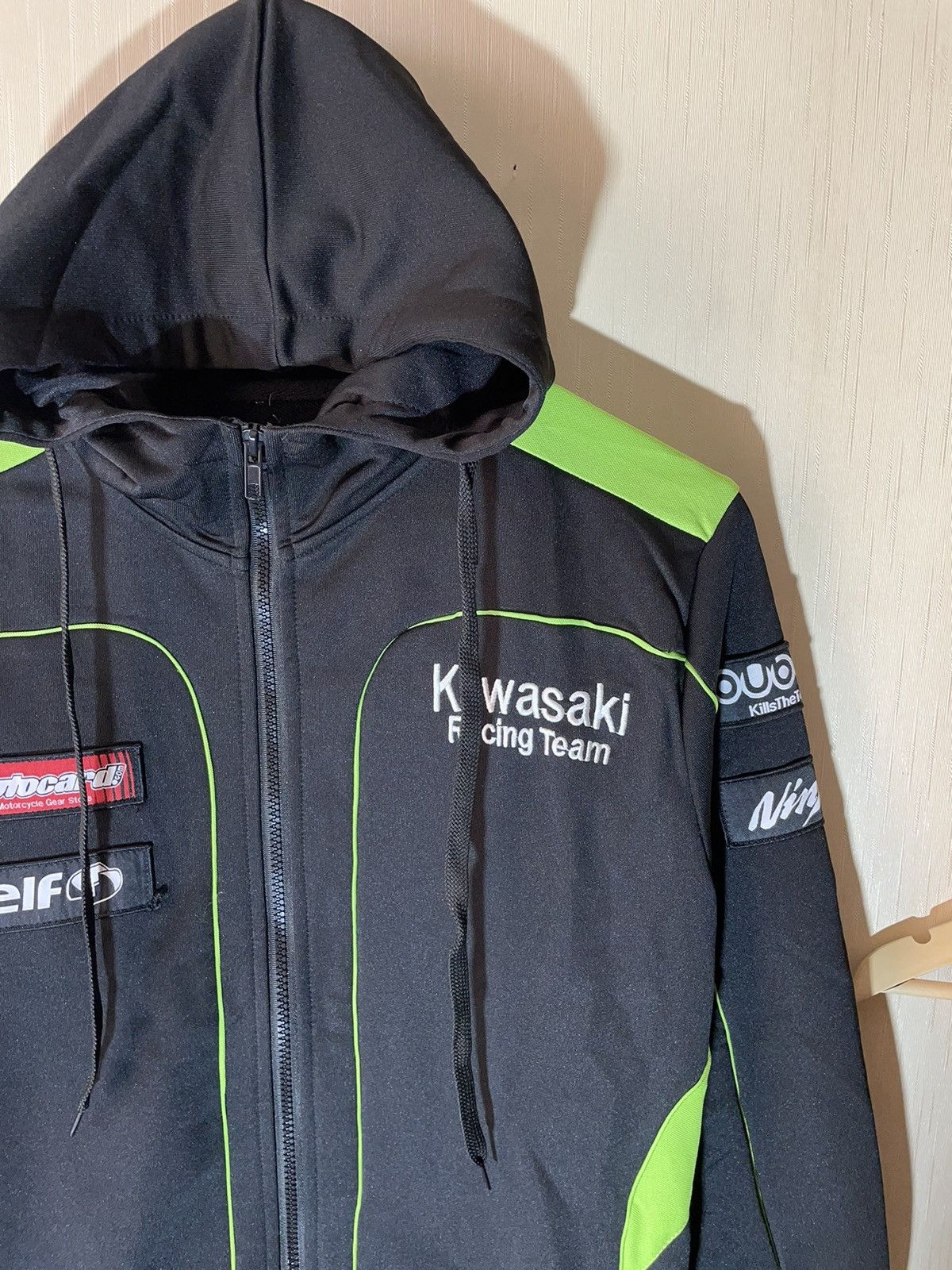 Vintage Kawasaki vintage racing zip hoodie Size US S / EU 44-46 / 1 - 4 Thumbnail
