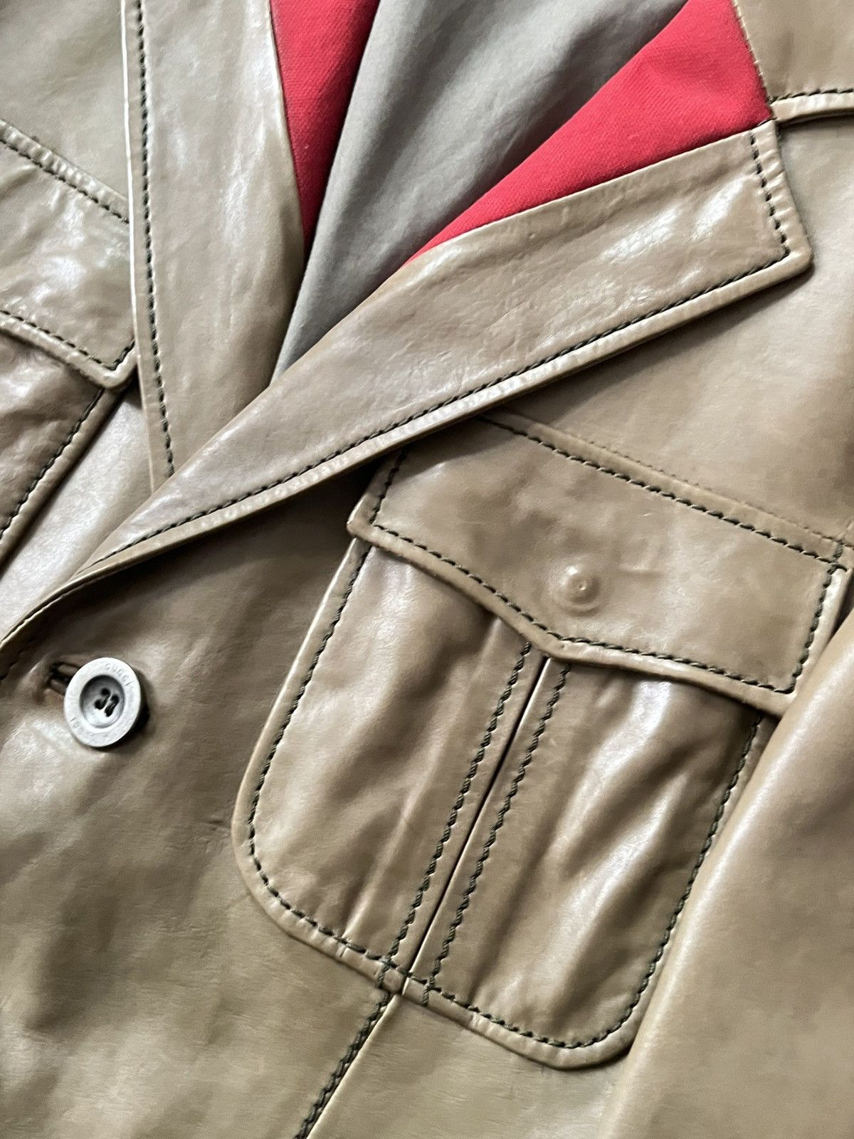 Gucci Gucci by Tom Ford Leather Jacket/Coat Size US S / EU 44-46 / 1 - 3 Thumbnail