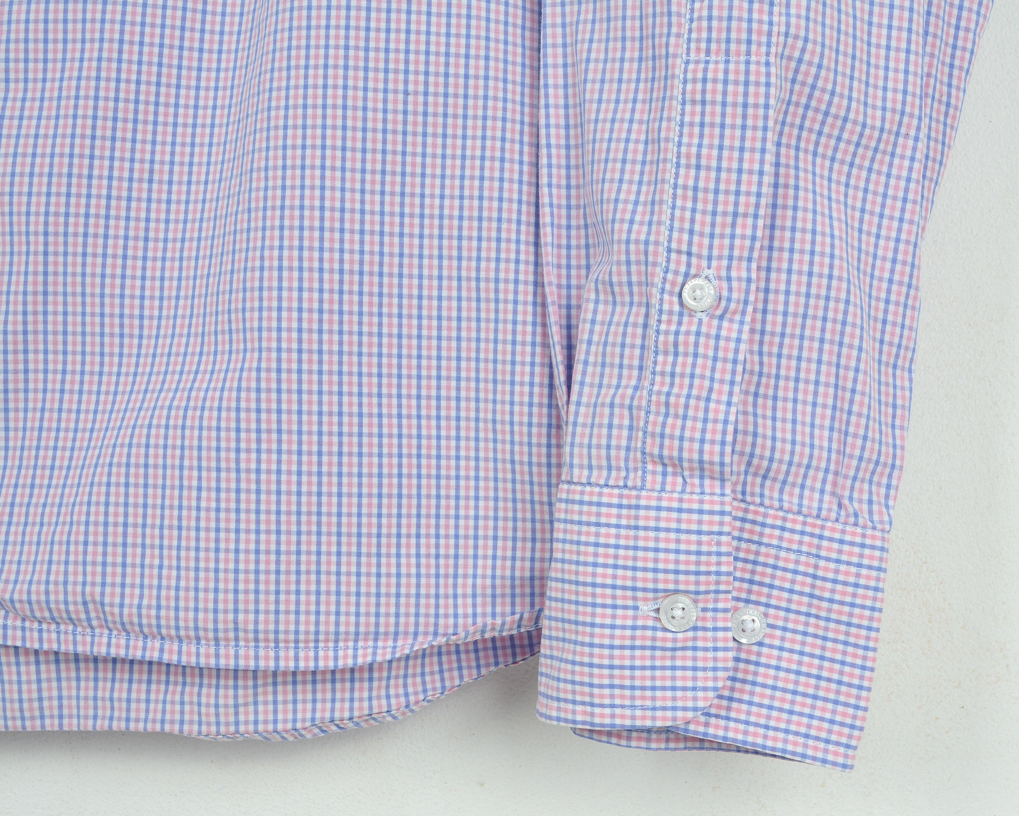 Peak Performance Men's Casual Slim Shirt Check Tartan Long Sleeve Button Top Size US XL / EU 56 / 4 - 4 Thumbnail