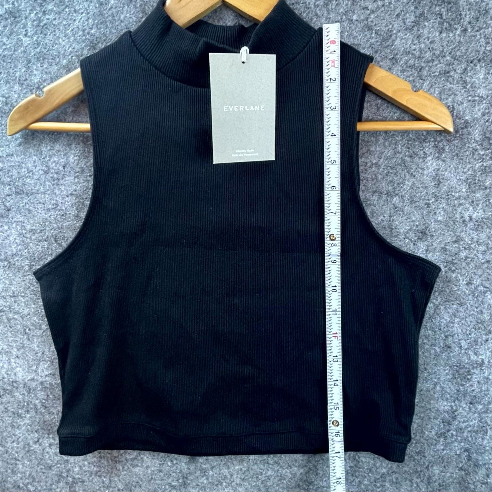 Everlane Everlane Sweater Vest Women Med Black Organic Layer Neutral Size M / US 6-8 / IT 42-44 - 5 Thumbnail