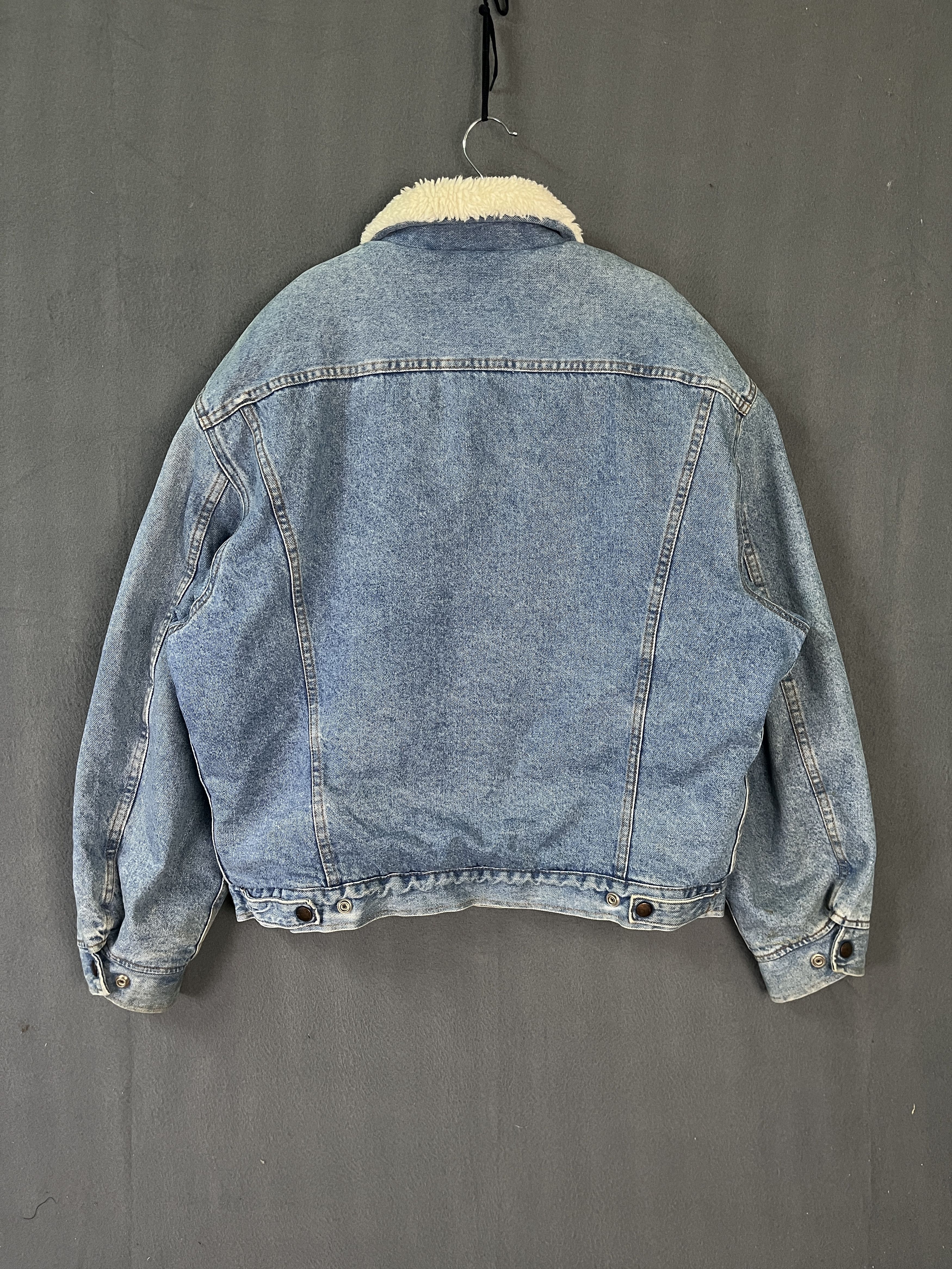 Wrangler Vintage Wrangler Trucker Jacket Sherpa Lined Western Japan Size US L / EU 52-54 / 3 - 2 Thumbnail