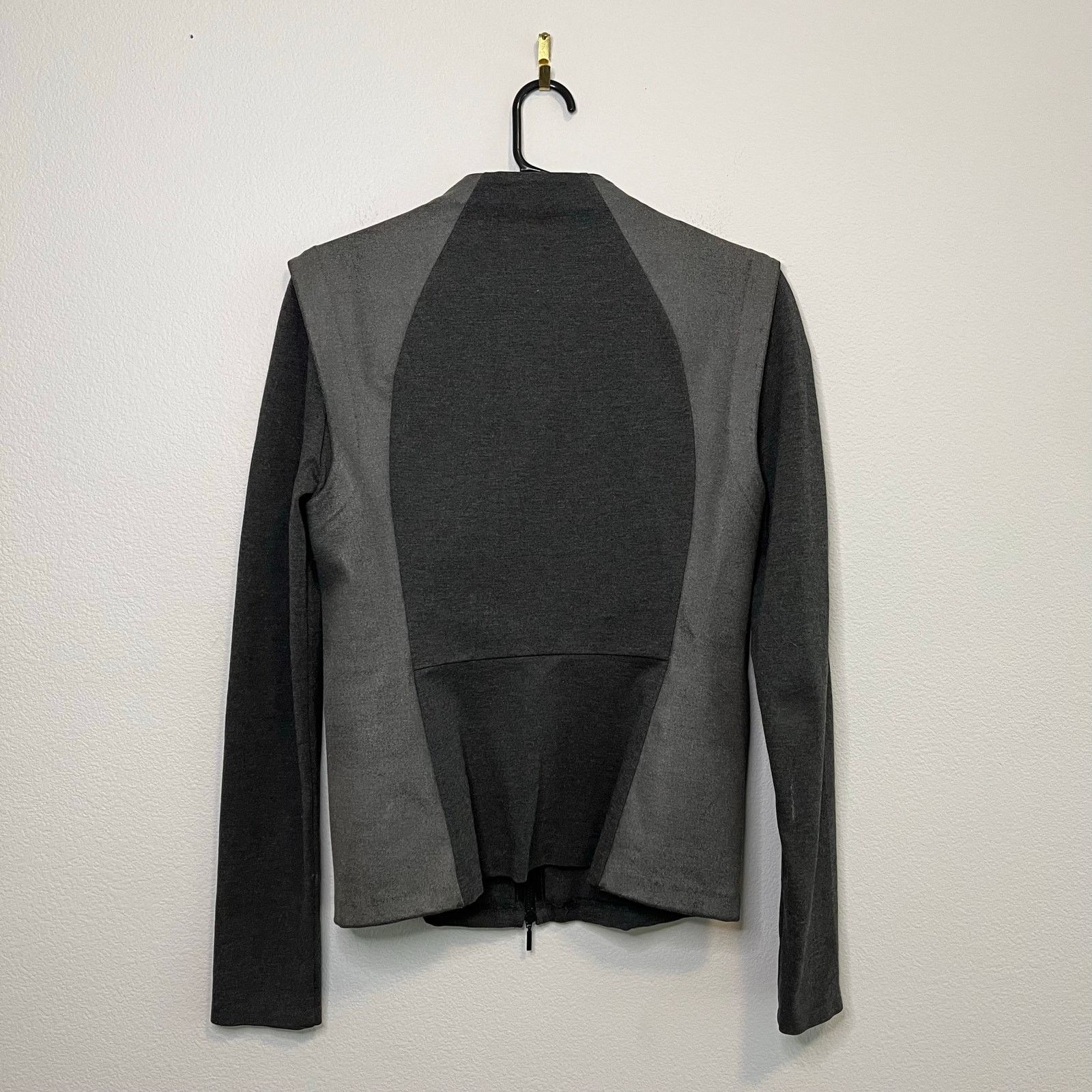 Armani Exchange Armani Exchange Gray Faux Leather Puff Shoulder Jacket - M Size M / US 6-8 / IT 42-44 - 3 Thumbnail
