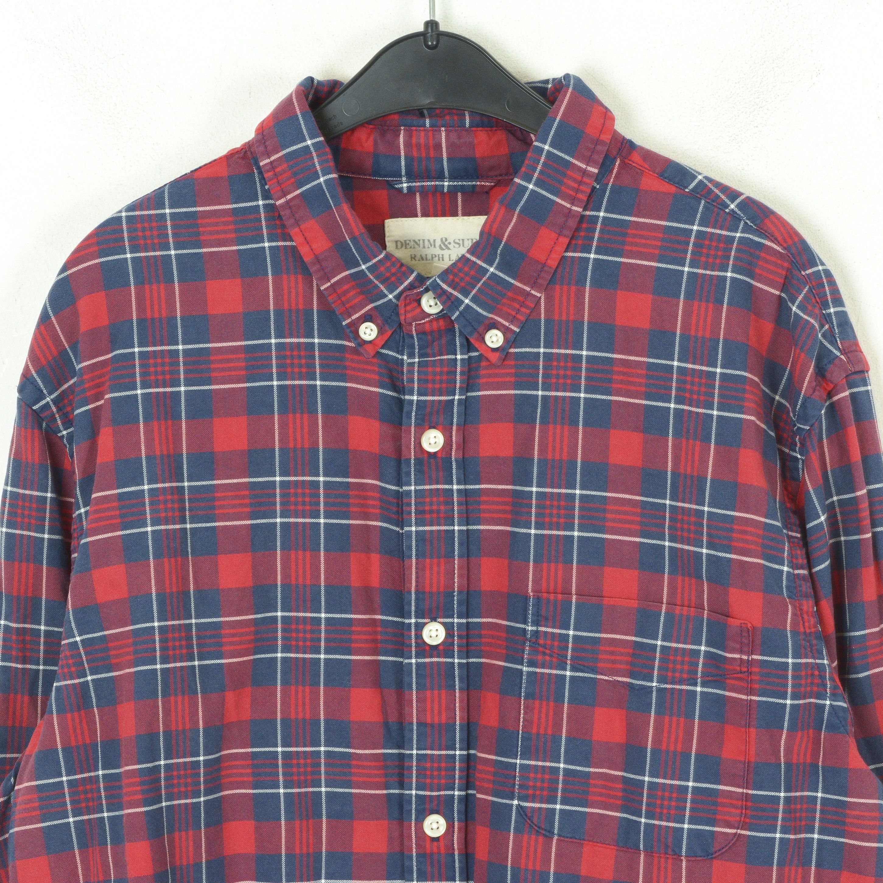 Polo Ralph Lauren Men's L Check Pattern Shirt Button Casual Long Sleeve Size US L / EU 52-54 / 3 - 2 Thumbnail
