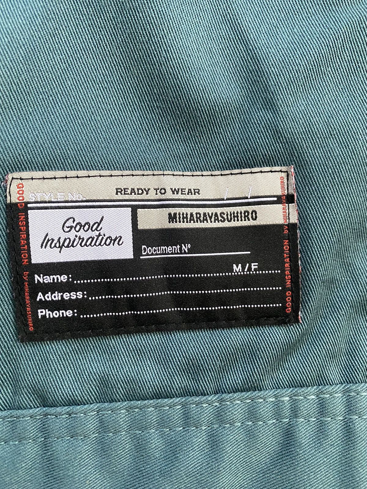 GU × Maison MIHARA YASUHIRO Miharayasuhiro X GU collab Workwear Jacket green colourway Size US M / EU 48-50 / 2 - 5 Thumbnail