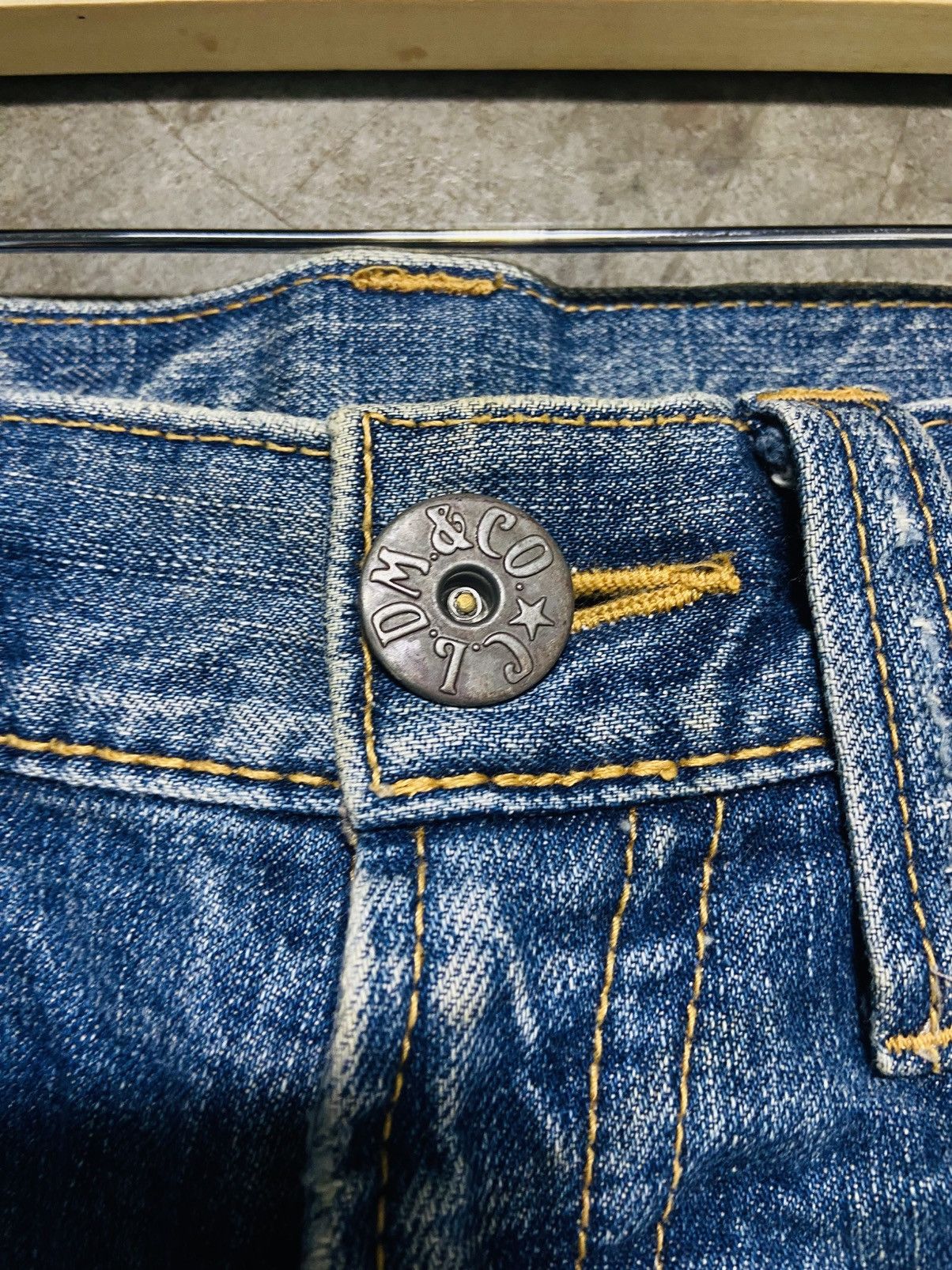 Seditionaries Co & Lu Distressed Flare Jeans Size US 33 - 10 Thumbnail