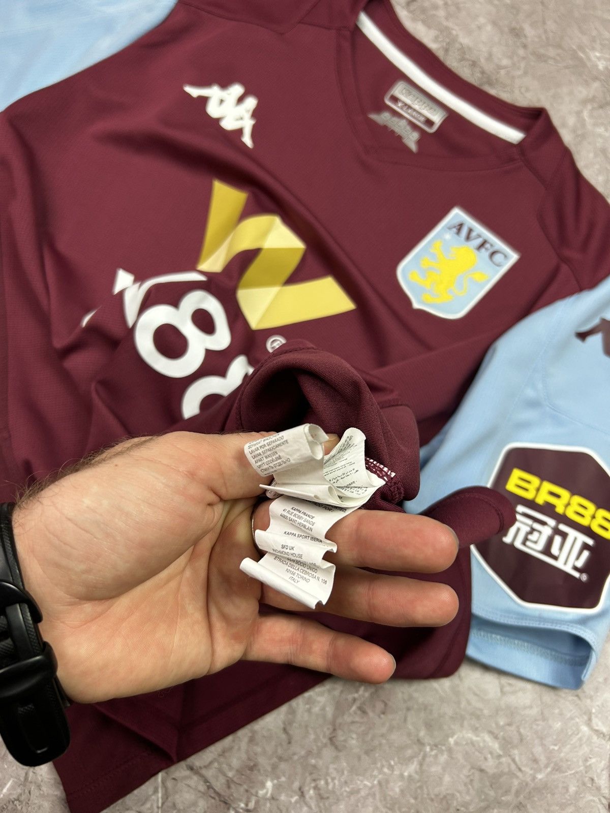 Kappa Kappa Aston Villa soccer jersey football Streetwear rare M Size US M / EU 48-50 / 2 - 7 Thumbnail