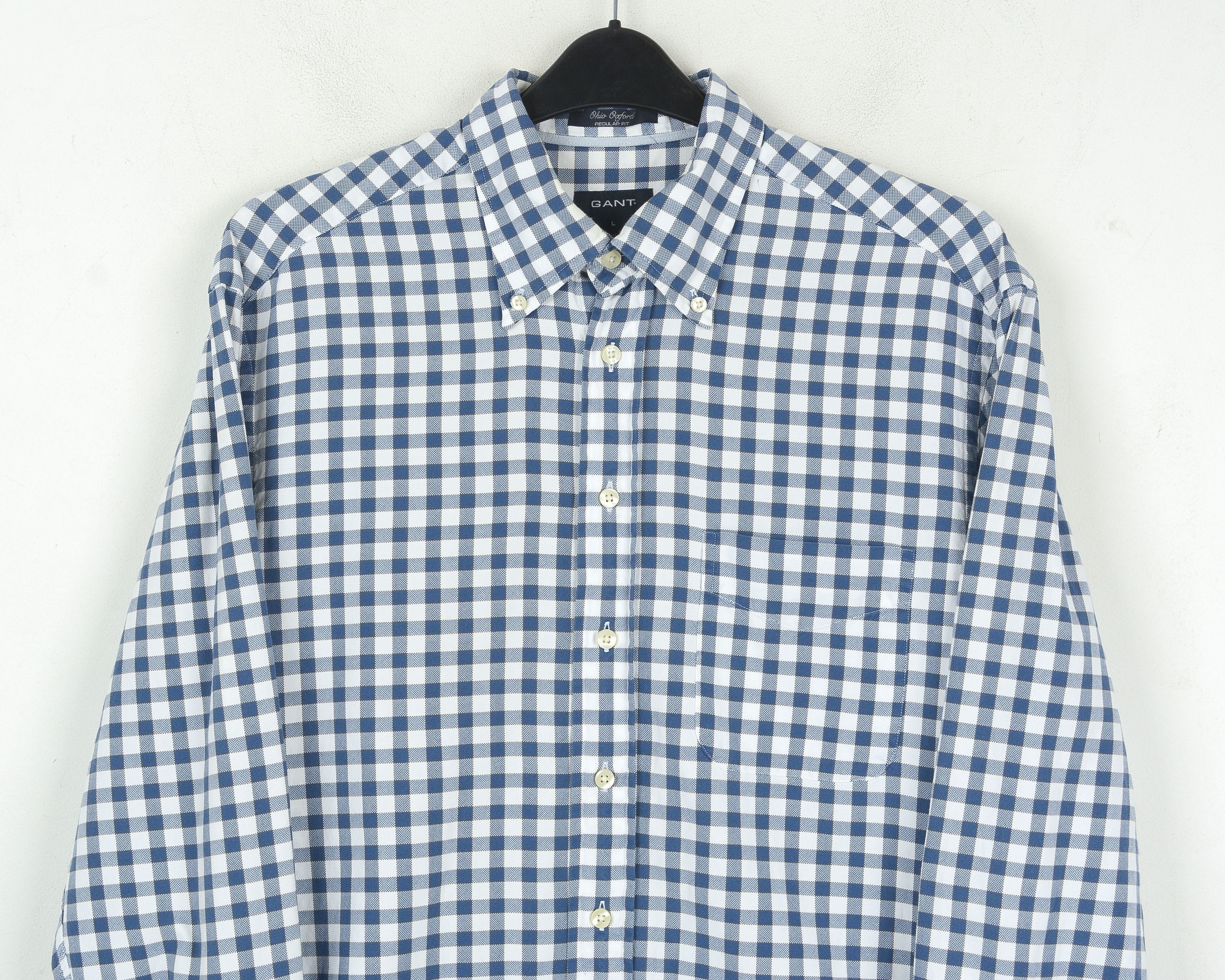 Gant GANT Regular Fit Casual Shirt Plaid Check Long Sleeve Size US L / EU 52-54 / 3 - 2 Thumbnail