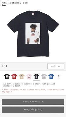 Supreme Supreme NBA Youngboy Photo Tee Size US L / EU 52-54 / 3 - 1 Thumbnail