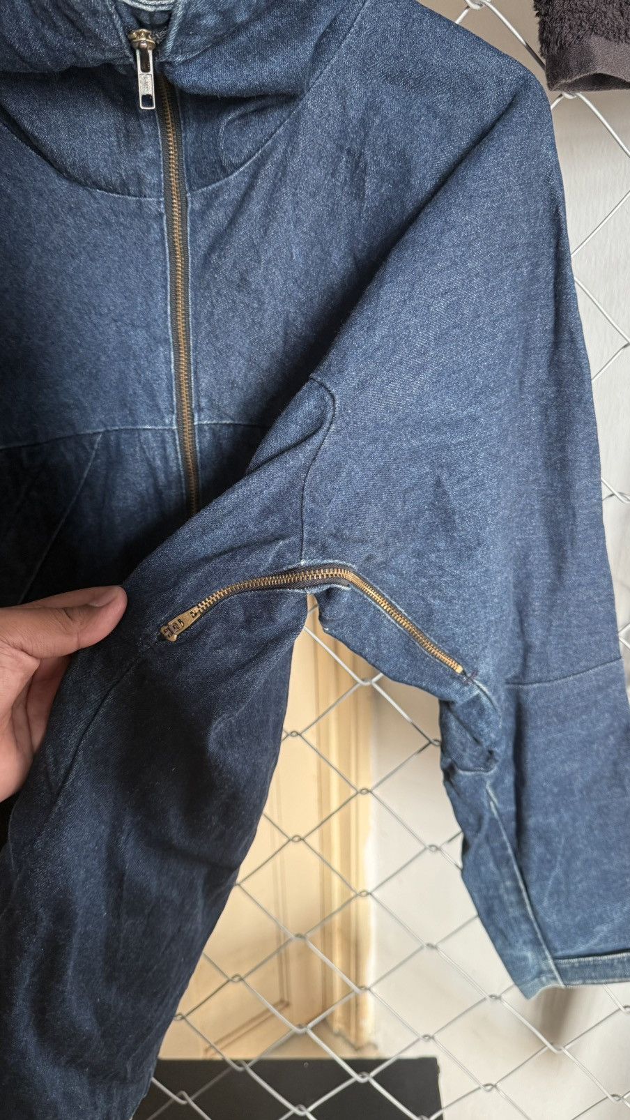Japanese Brand Rare Denim Down Jacket Feathered Friends Seattle Gorpcore Size US S / EU 44-46 / 1 - 14 Thumbnail