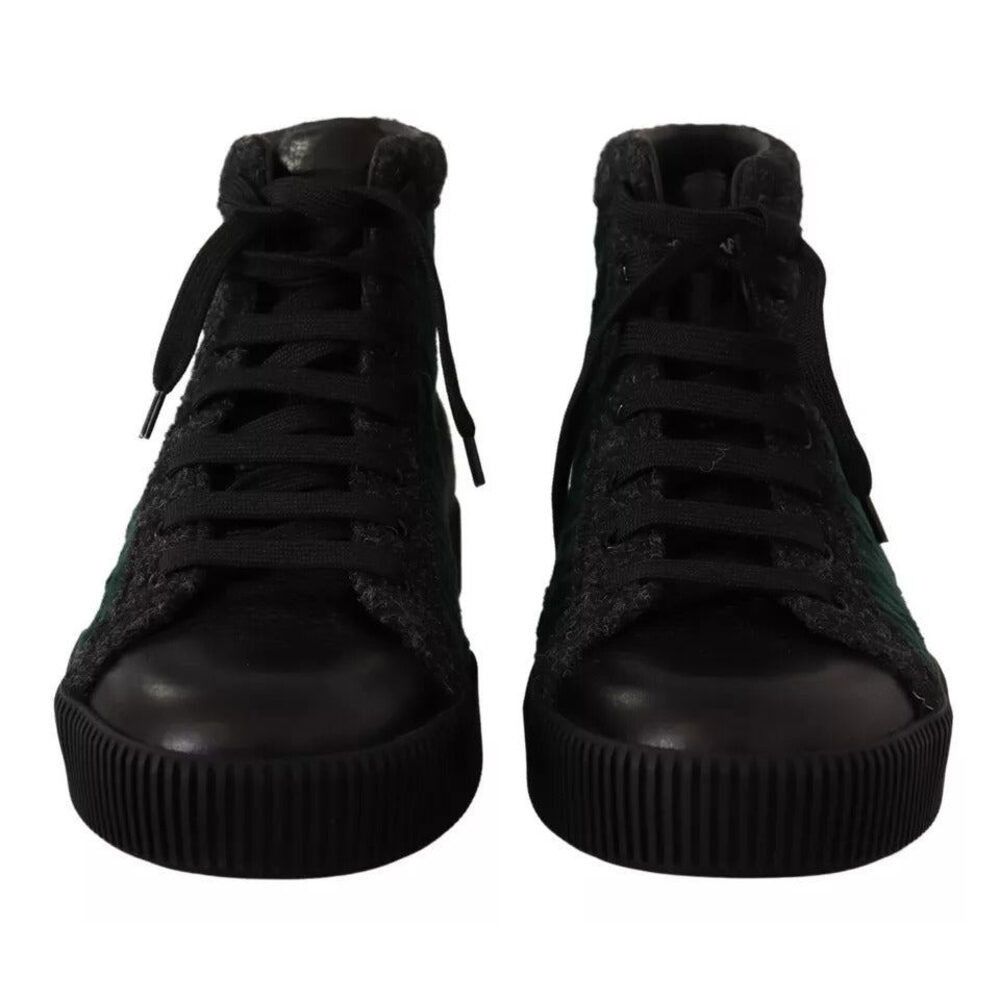 Dolce & Gabbana Dolce & Gabbana Green Corduroy High Tops Sneakers Mens Casua Size US 9 / EU 42 - 7 Thumbnail