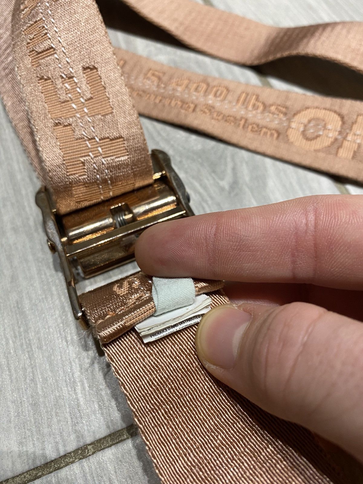 Off-White Off-White Pink Industrial Belt Y2K Size ONE SIZE - 5 Thumbnail