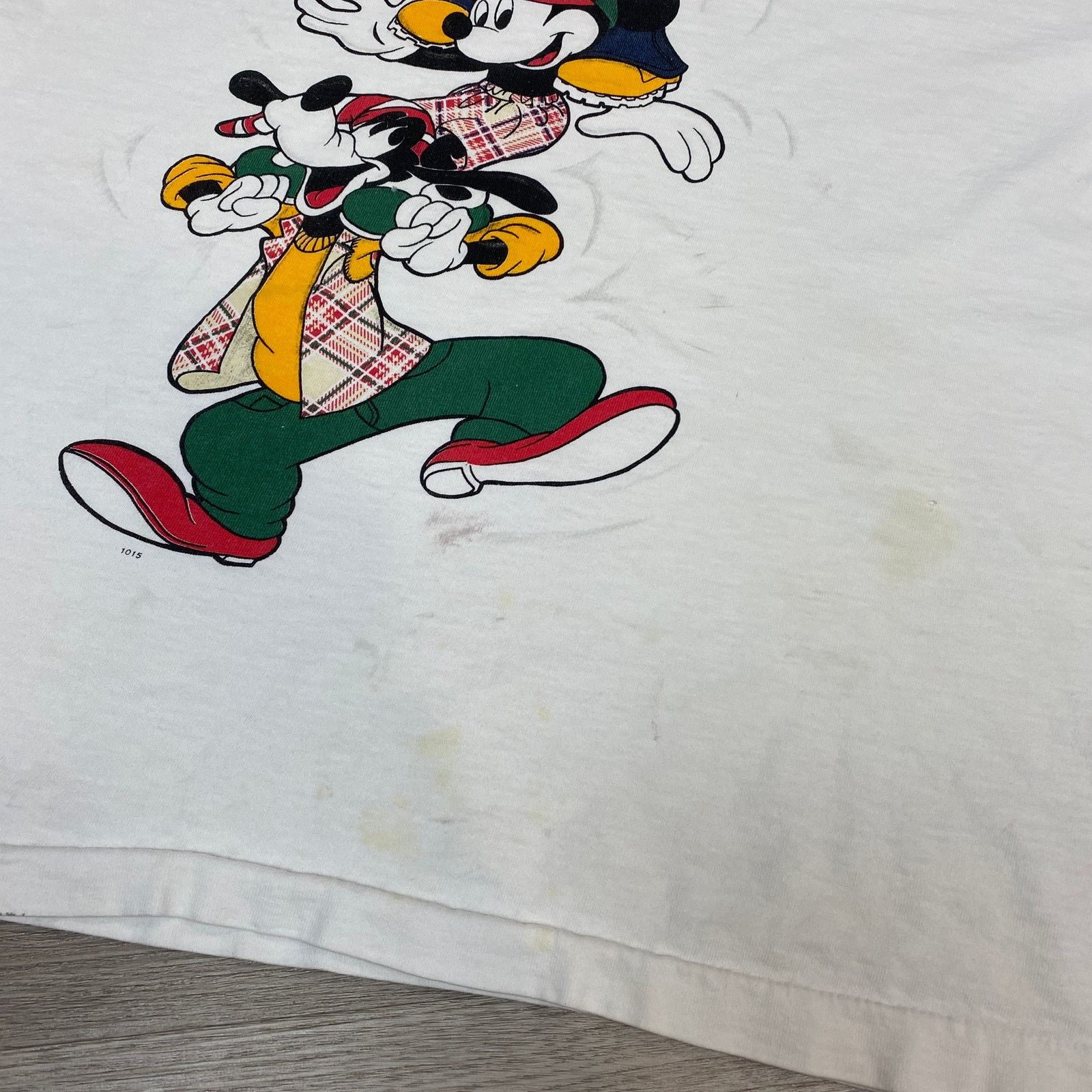 Mickey Unlimited × Vintage VTG 90s Mickey Unlimited Minnie Goofy Single Stitch Shirt OS Size US XL / EU 56 / 4 - 10 Thumbnail