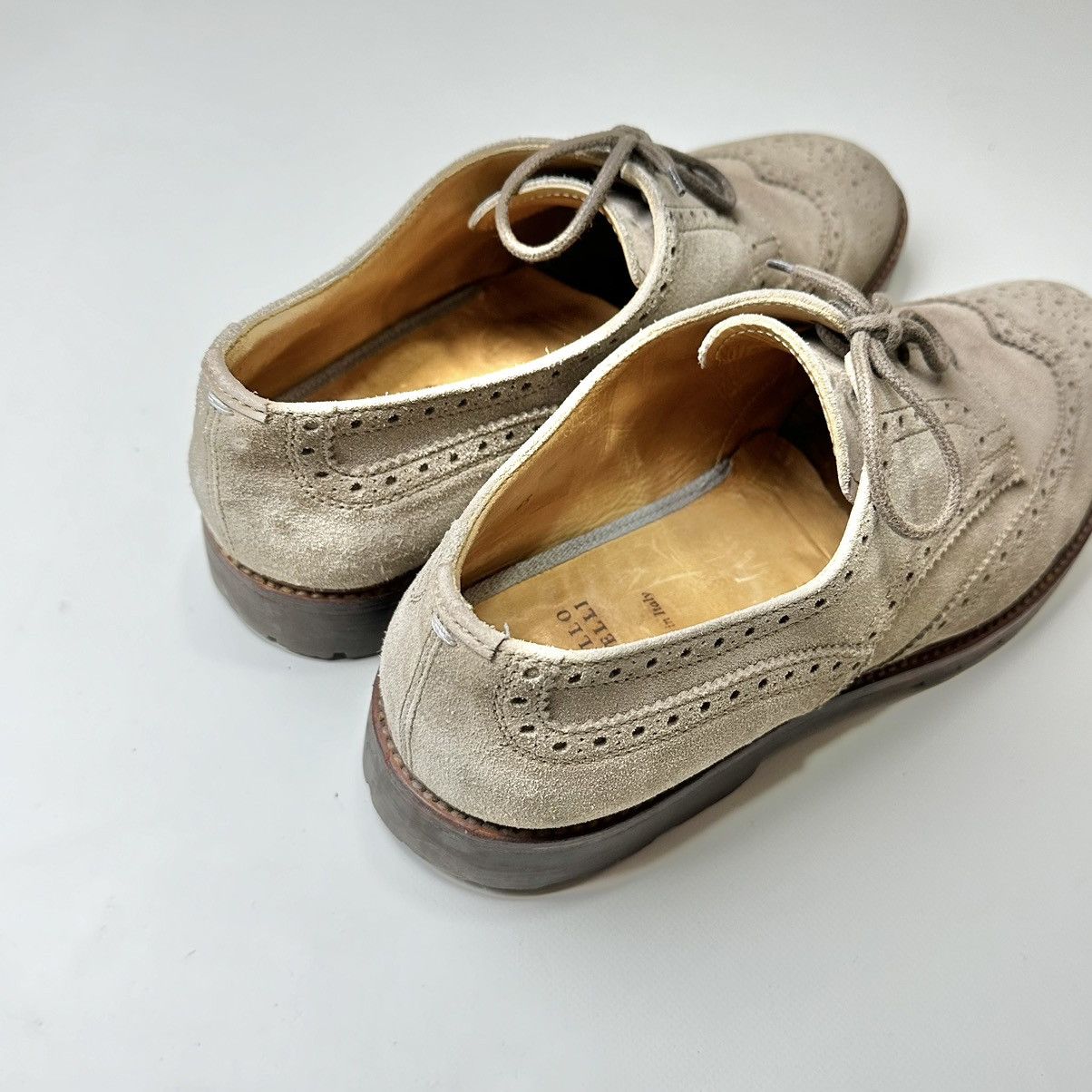 Brunello Cucinelli Brunello Cucinelli Suede Brogues Light brown Size US 12 / EU 45 - 13 Thumbnail