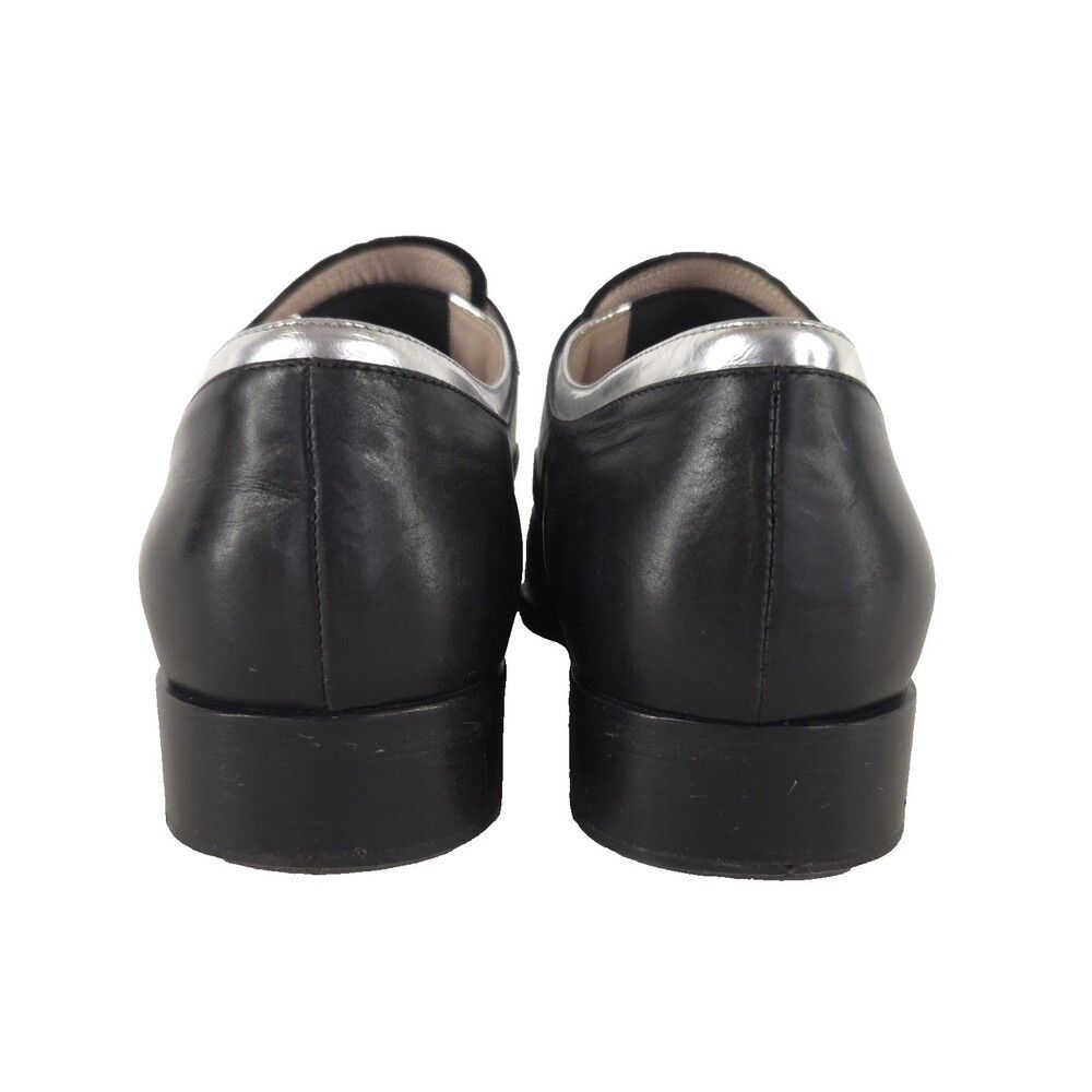 Miu Miu Miu Miu Cap Toe Oxford Shoes 40 EU 10 US Womens Black Silver Size US 10 / EU 43 - 5 Thumbnail