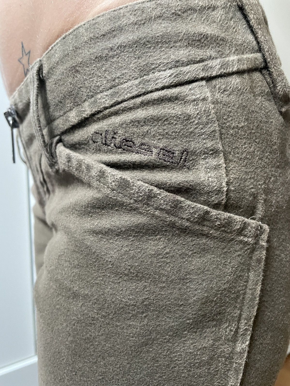Diesel Diesel pants y2k low waist olive green Size 28" / US 6 / IT 42 - 5 Thumbnail