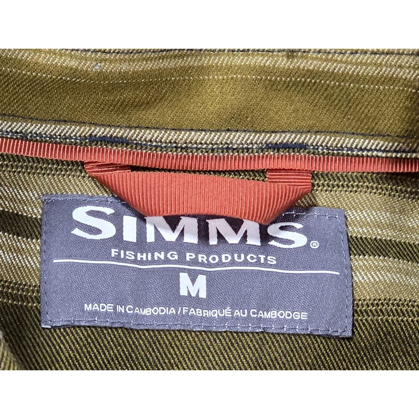Vintage Simms Gallatin Flannel Shirt Mens M Brown Stripe Pearl Snap Western Fishing Soft Size US M / EU 48-50 / 2 - 7 Thumbnail