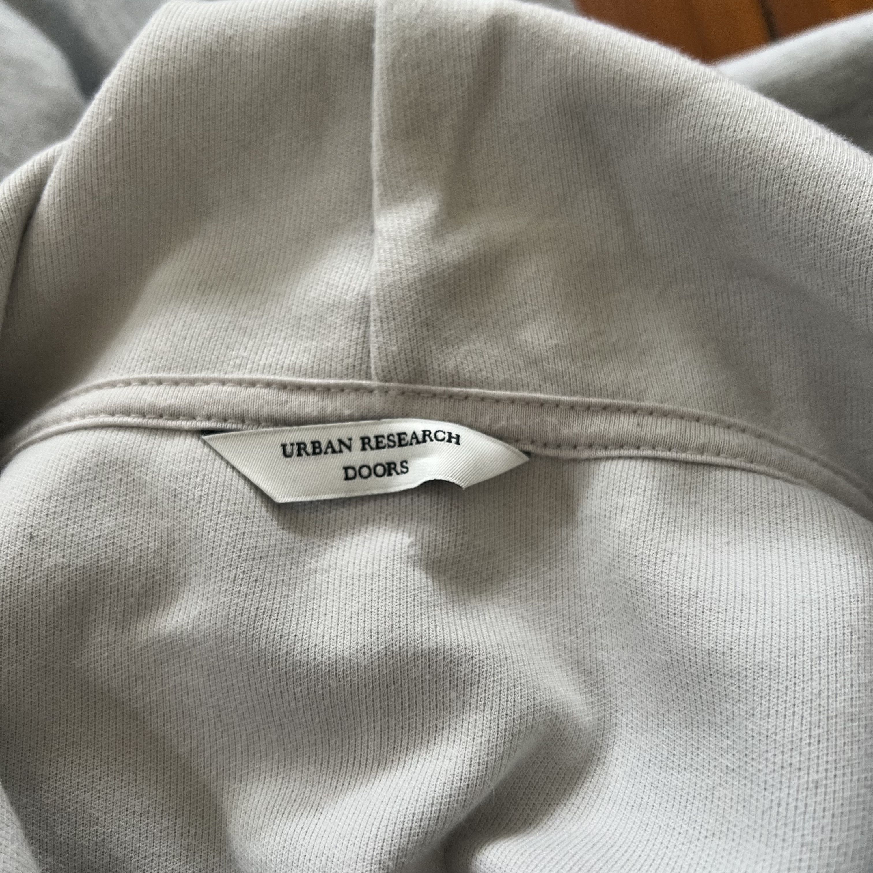 Japanese Brand URBAN RESEARCH DOORS Double Face Hoodie / Gray / Medium Size US M / EU 48-50 / 2 - 6 Thumbnail