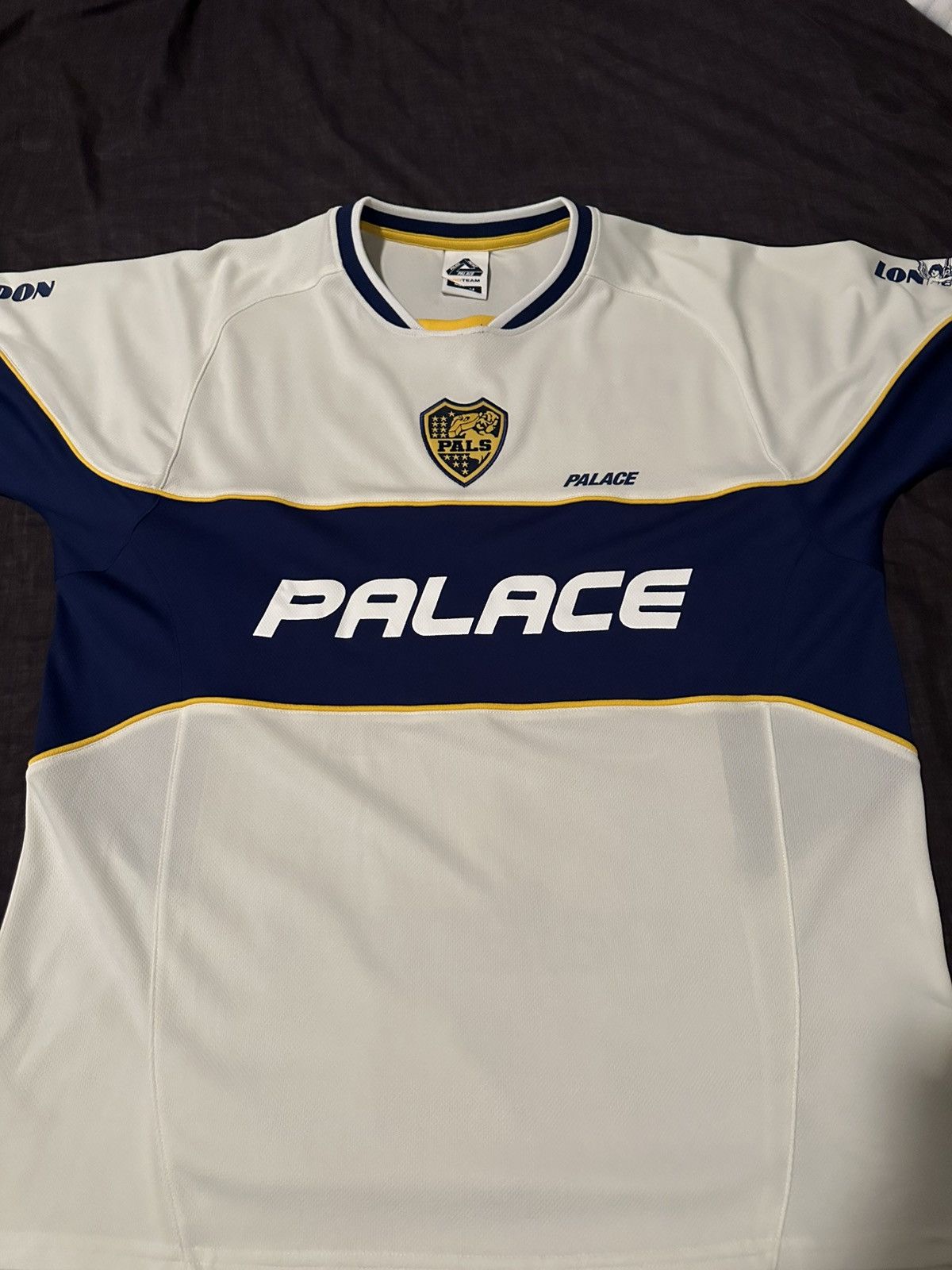 Palace palace palamat jersey purple/blue | Grailed