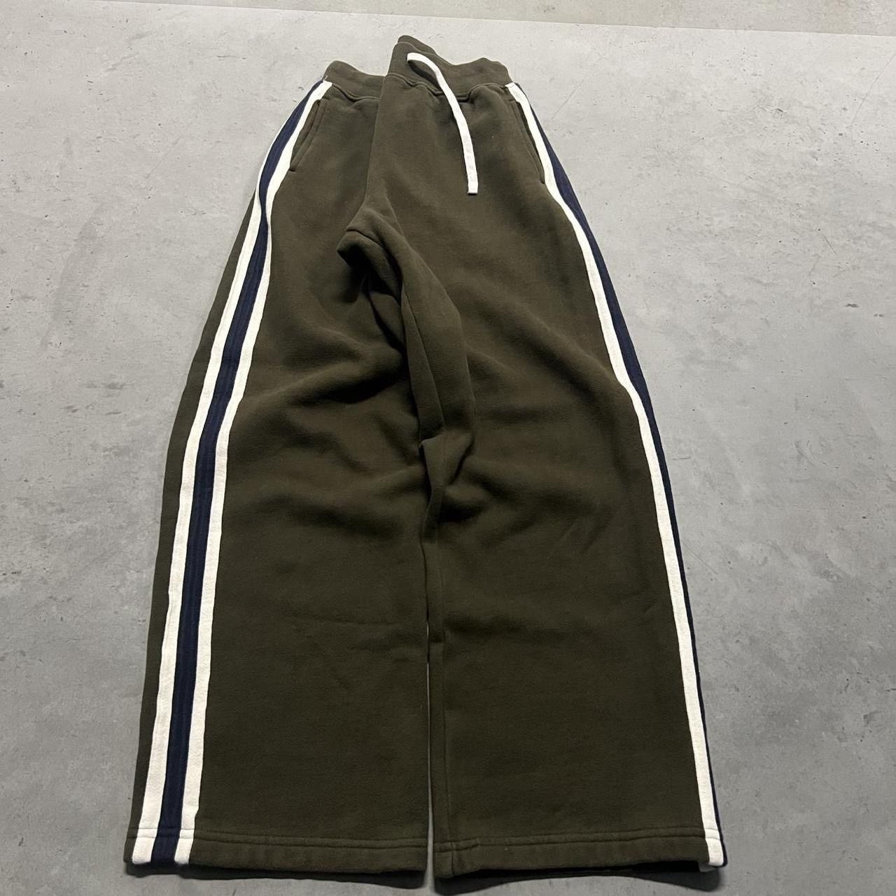Japanese Brand × Vintage Crazy Vintage Y2K Green Wide Leg Sweatpants! Size US 30 / EU 46 - 3 Thumbnail