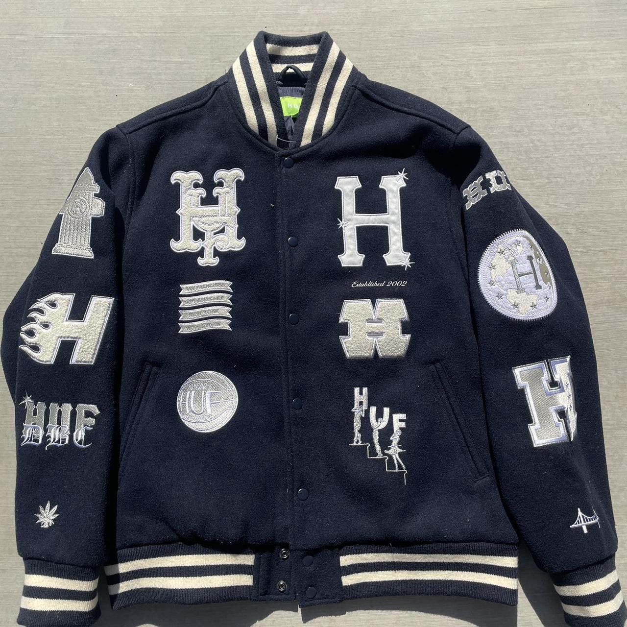 HUF 20th VARSITY JACKET HUF】20 YEAR CLASSIC H VARSITY JACKET