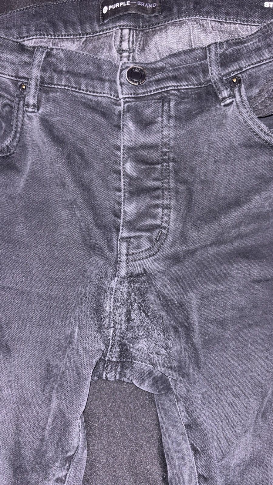 Purple Brand PURPLE BRAND Metalic jeans “Silver” Size US 33 - 2 Thumbnail