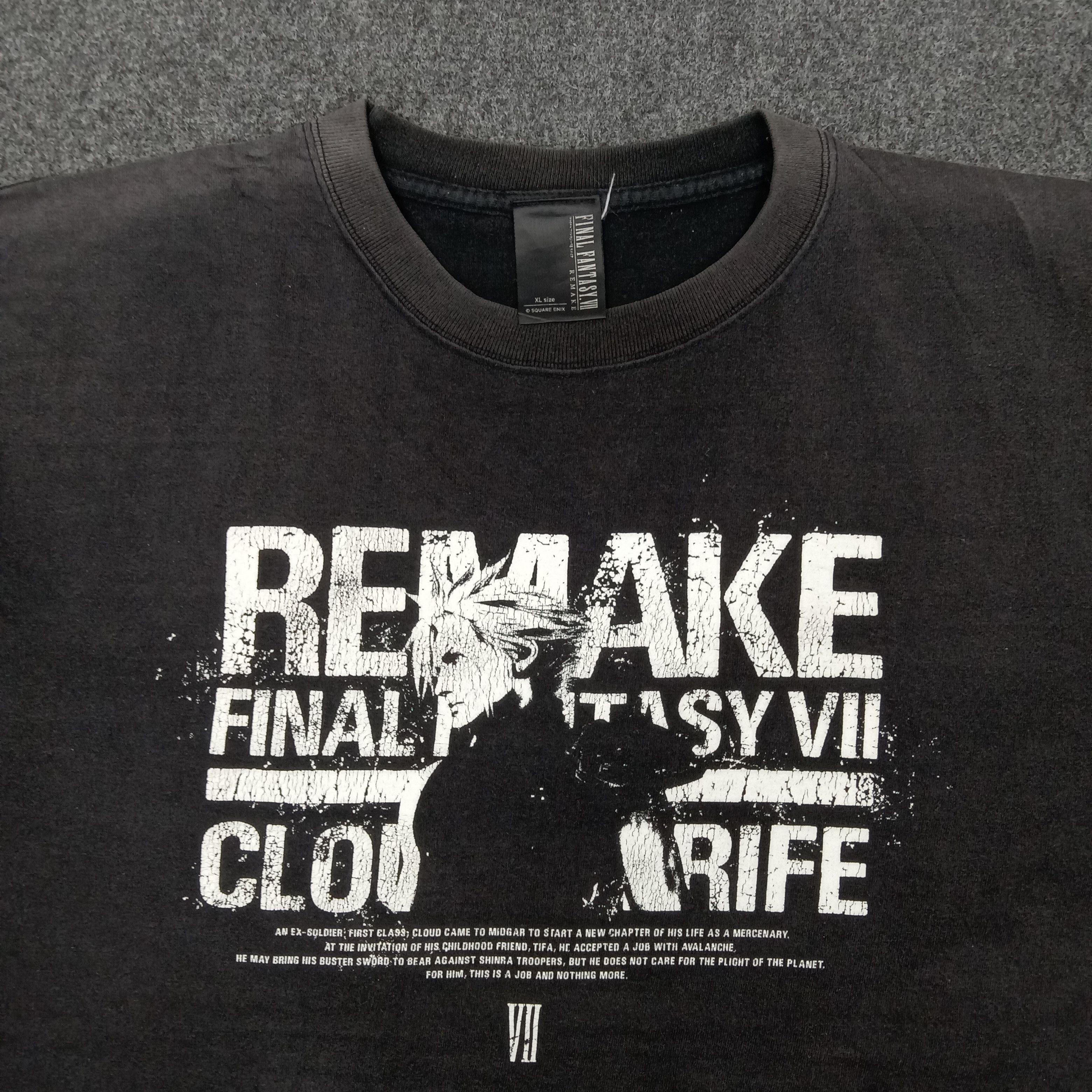 Playstation × Vintage Final Fantasy VII Japanese Video Game Tshirt Size US XL / EU 56 / 4 - 2 Thumbnail