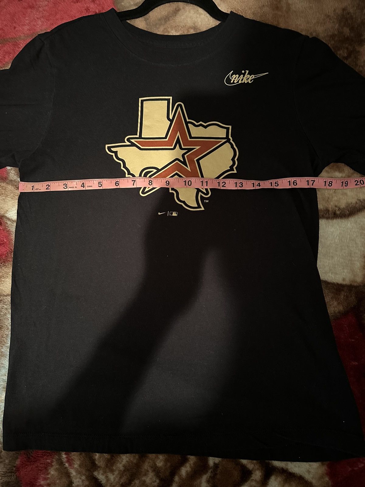 MLB × Nike Nike Men’s Houston Astros Cooperstown Logo Shirt SMALL Size US S / EU 44-46 / 1 - 2 Thumbnail