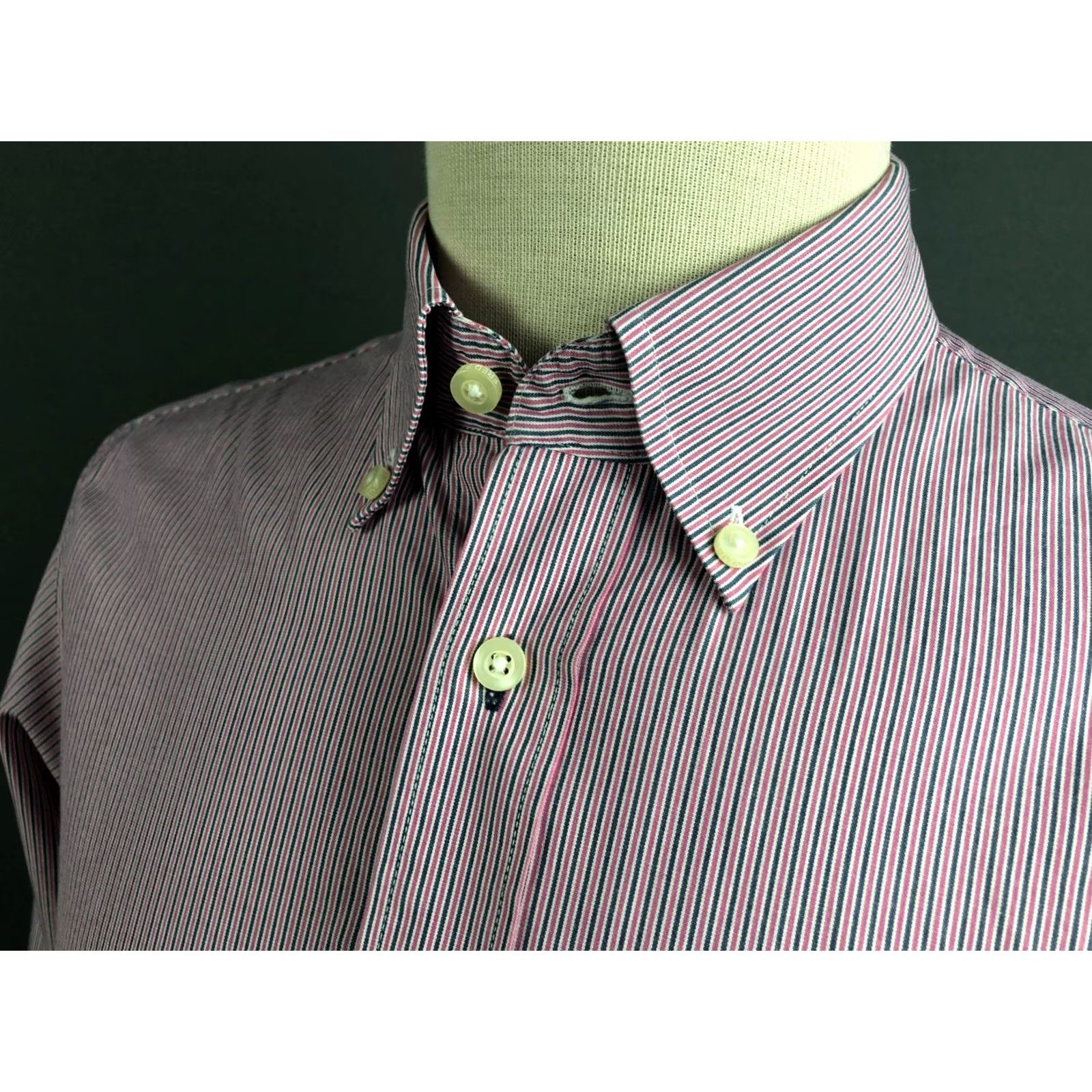 Fred Perry Fred Perry Mens Shirt Striped Cotton Multicolor Button-Up Size M Casual Wardrobe Classic Pattern Long Sleeve Mens Size US M / EU 48-50 / 2 - 5 Thumbnail