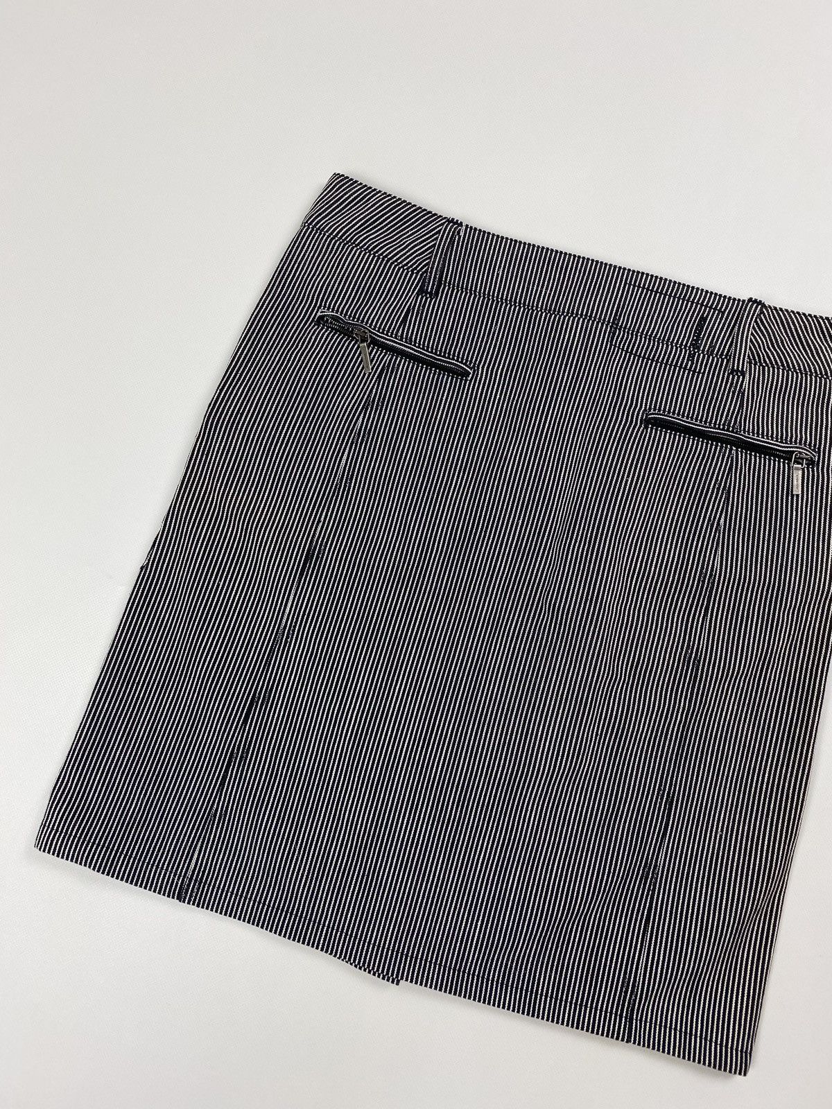 Jil Sander Jil Sander ladies striped denim pencil skirt size 27 Size 27" / US 4 / IT 40 - 17 Thumbnail