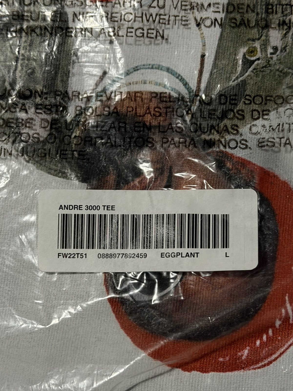 Supreme Andre 300 phototee Size US L / EU 52-54 / 3 - 3 Thumbnail