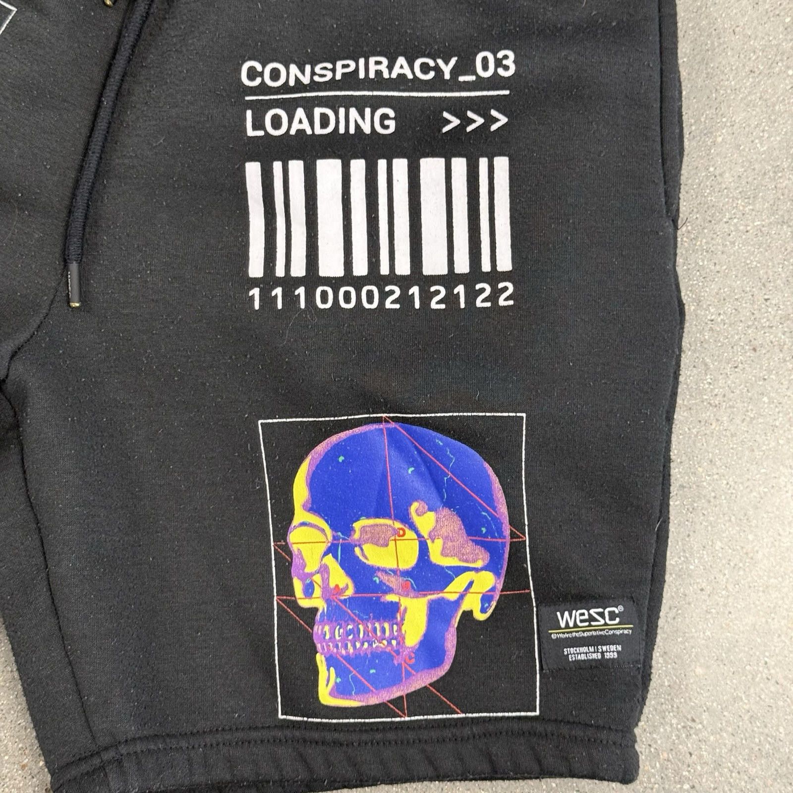 WeSC WESC Error Code Shorts Black Mens M Ladies L Sweden Loading Size US 32 / EU 48 - 3 Thumbnail