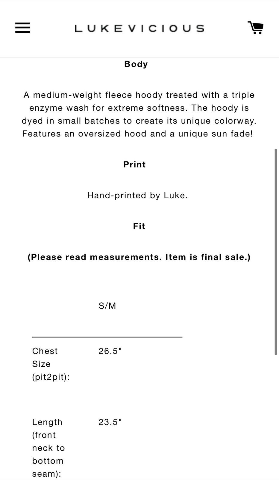 Luke Vicious 1/1 SUN FADED PUFF PRiNT FRANK OCEAN CHANNEL ORANGE HOODiE Size US L / EU 52-54 / 3 - 20 Thumbnail