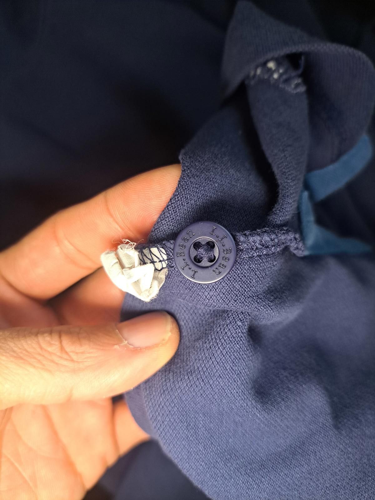 L.L. Bean LL Bean Polo Shirt Mens XXL Navy Blue 100% Cotton Size US XXL / EU 58 / 5 - 4 Thumbnail