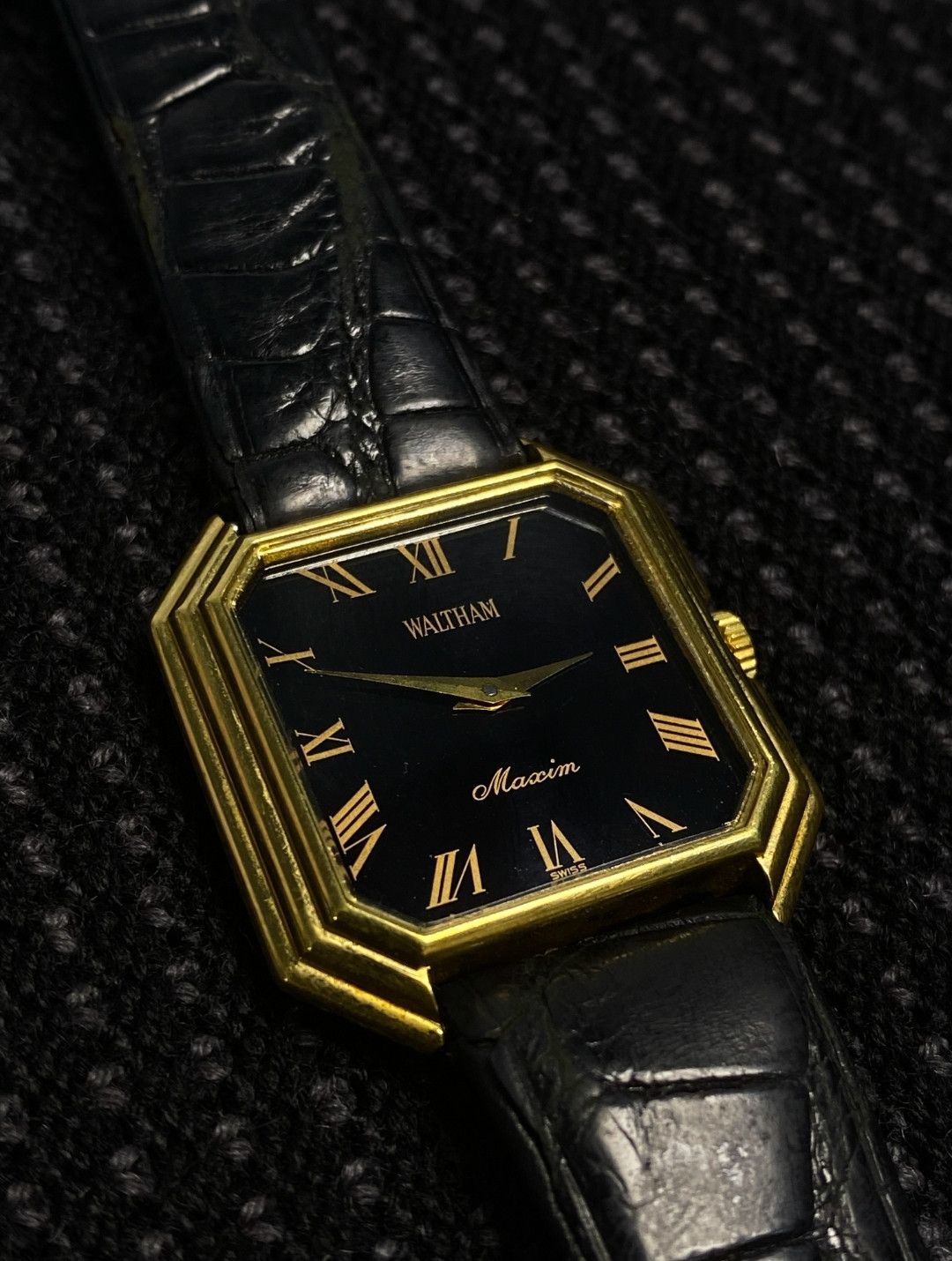 Vintage 💥 Vtg Waltham Maxim Ceinture Homage Size ONE SIZE - 2 Thumbnail