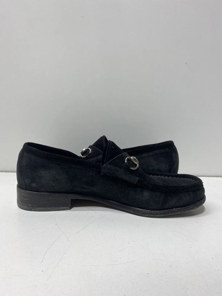Gucci × Tom Ford × Vintage Gucci Horsebit Loafers Black Leather Size 9.5 Italy Slip On Size US 9.5 / EU 42-43 - 3 Thumbnail