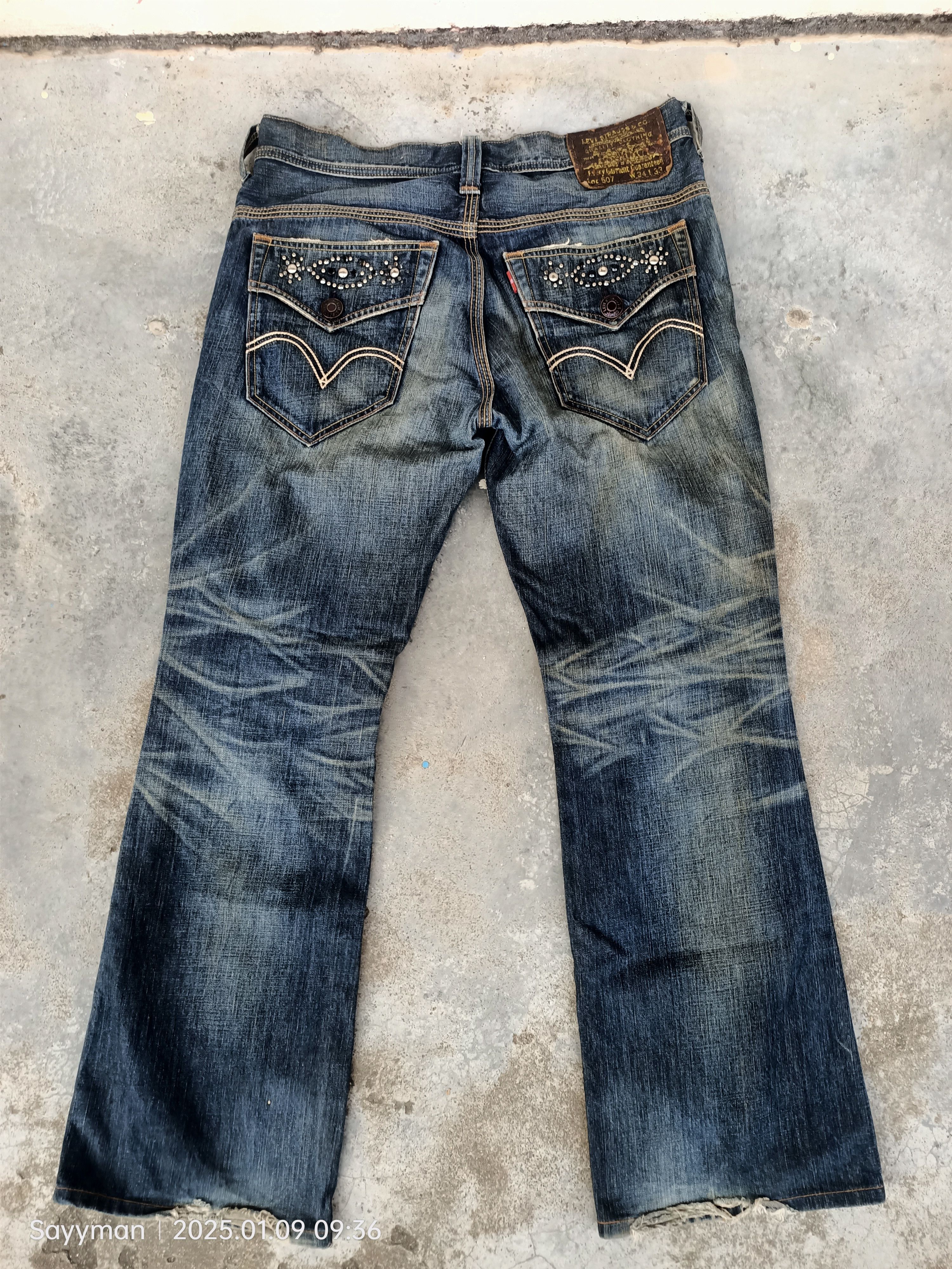 Japanese Brand × Levi's × Vintage Vintage 90s Levis 507 Vintage Y2K Boot Cut Retro Denim Pants Size US 32 / EU 48 - 2 Thumbnail
