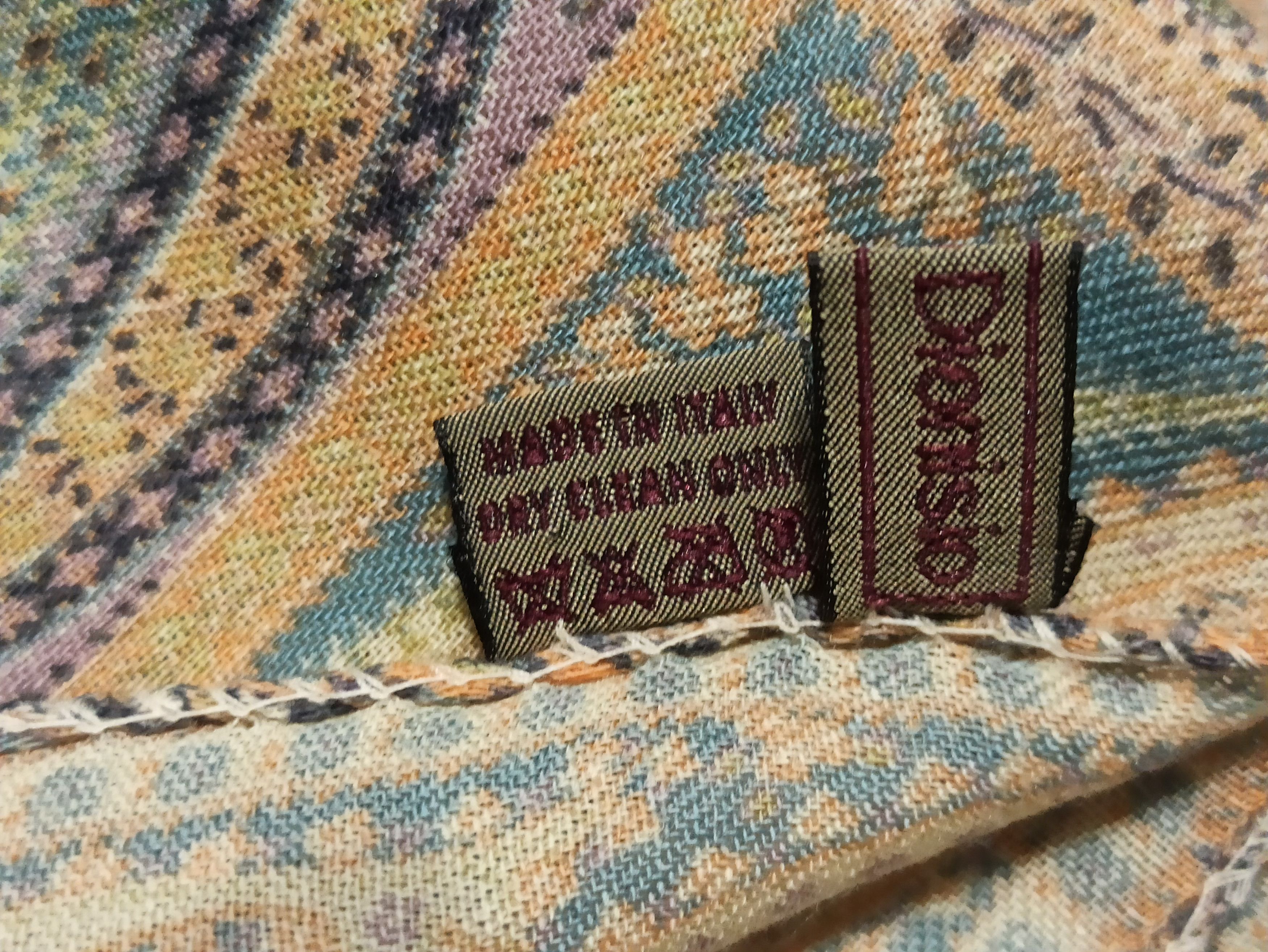 Other Anselmo Dionisio Rare Wool Scarf Size ONE SIZE - 3 Thumbnail