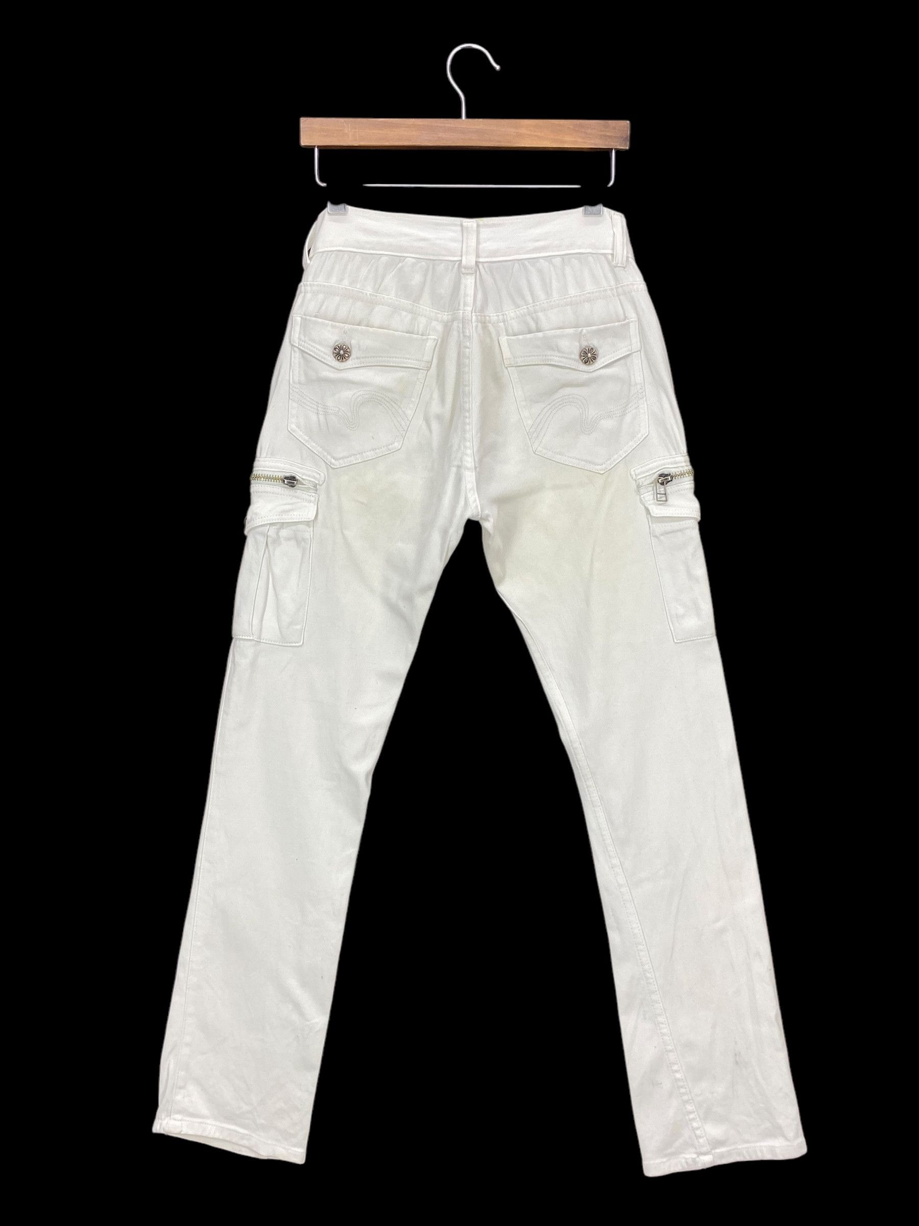 In The Attic In The Attic Japanese Distressed Punk Goth Bootcut Pants Size US 29 - 2 Thumbnail