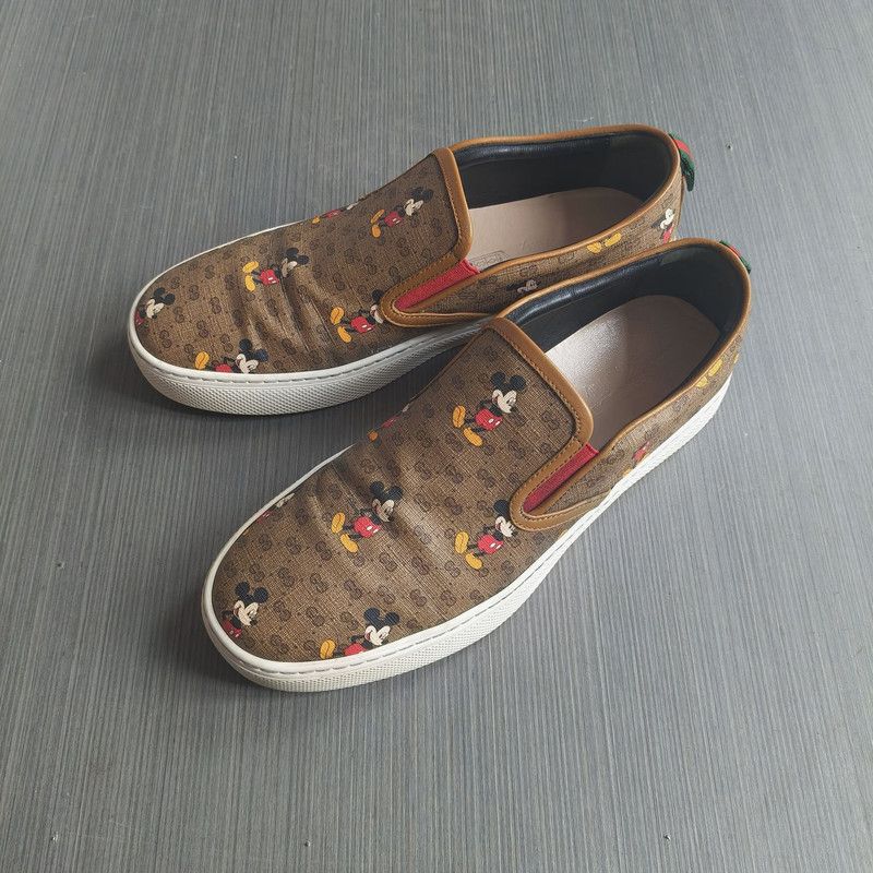 Gucci x Disney Fashion Slip-On Sneakers 0079