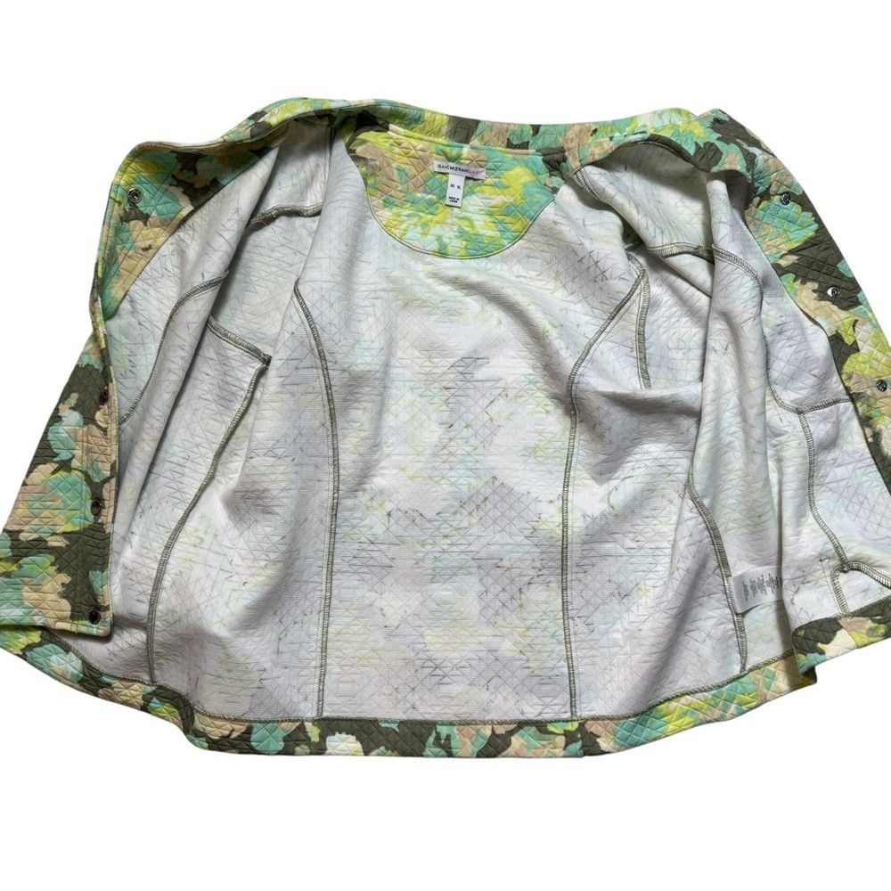 Isaac Mizrahi Isaac Mizrahi Live! Watercolor Floral Print Knit Jacket A30 Size XL / US 12-14 / IT 48-50 - 6 Thumbnail
