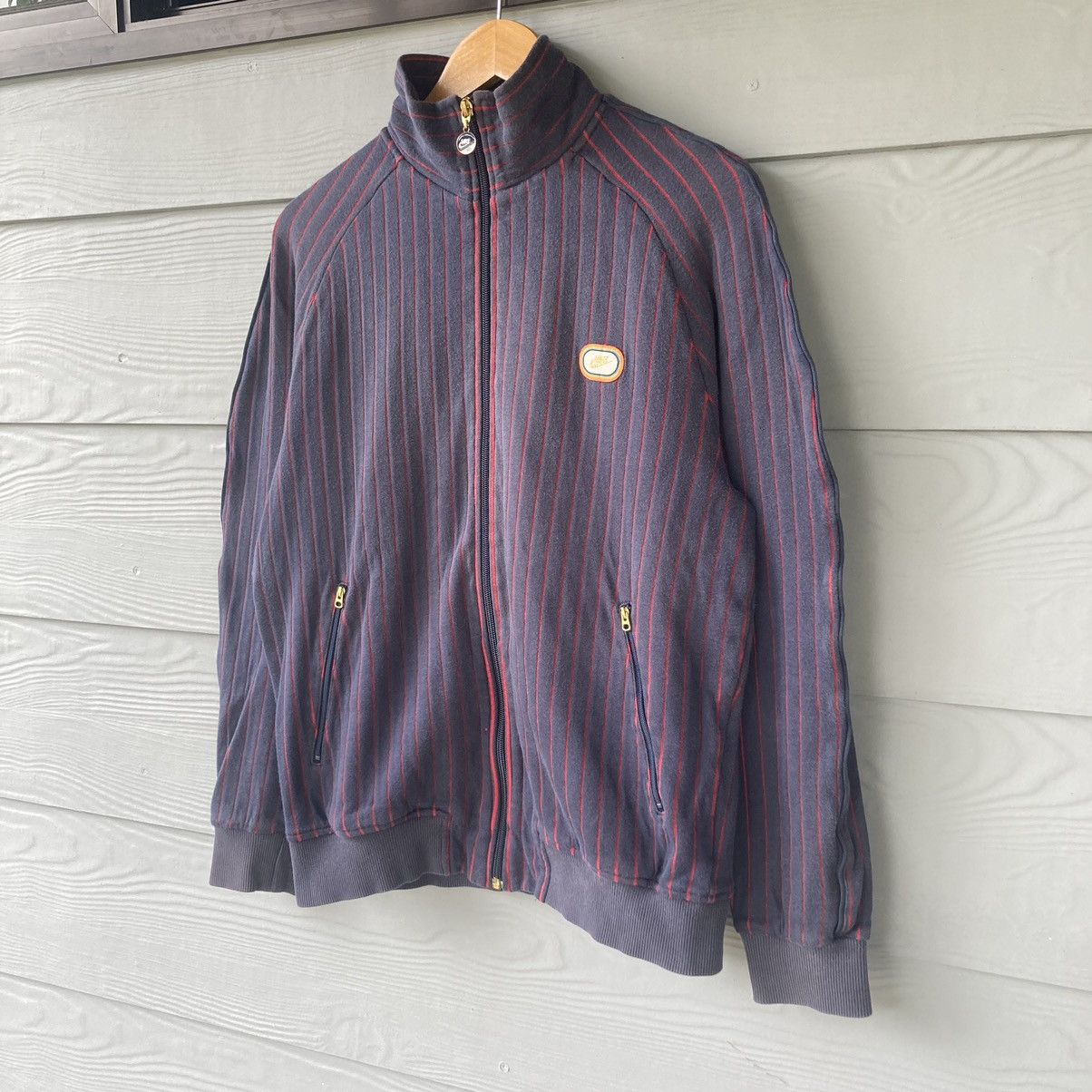 Nike Y2K Nike Blue Stripes Track Jacket Size US L / EU 52-54 / 3 - 3 Thumbnail