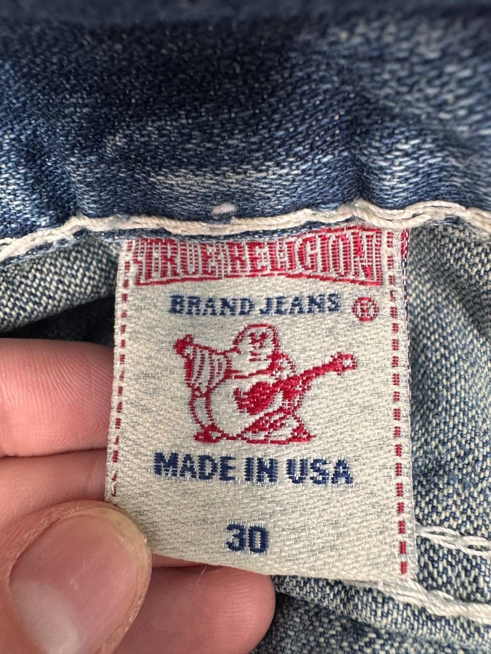 True Religion True Religion MenJeans Blue Distressed Straight Fit Vintage Size US 30 / EU 46 - 7 Thumbnail