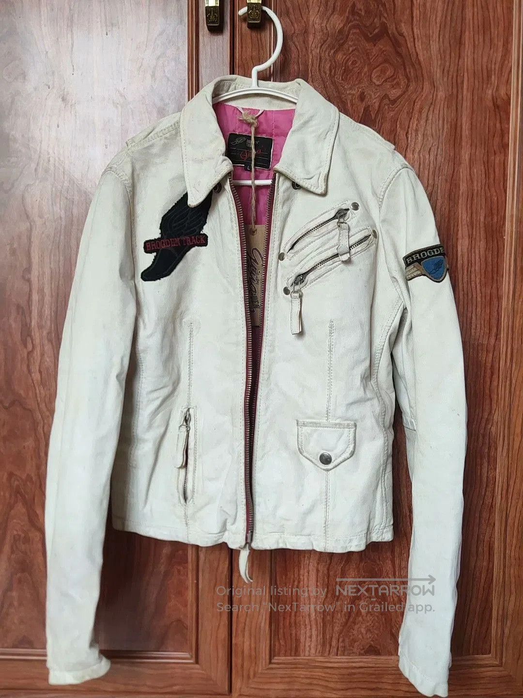 Other Brogden Goat Leather Jacket Italy New. Size US L / EU 52-54 / 3 - 1 Thumbnail