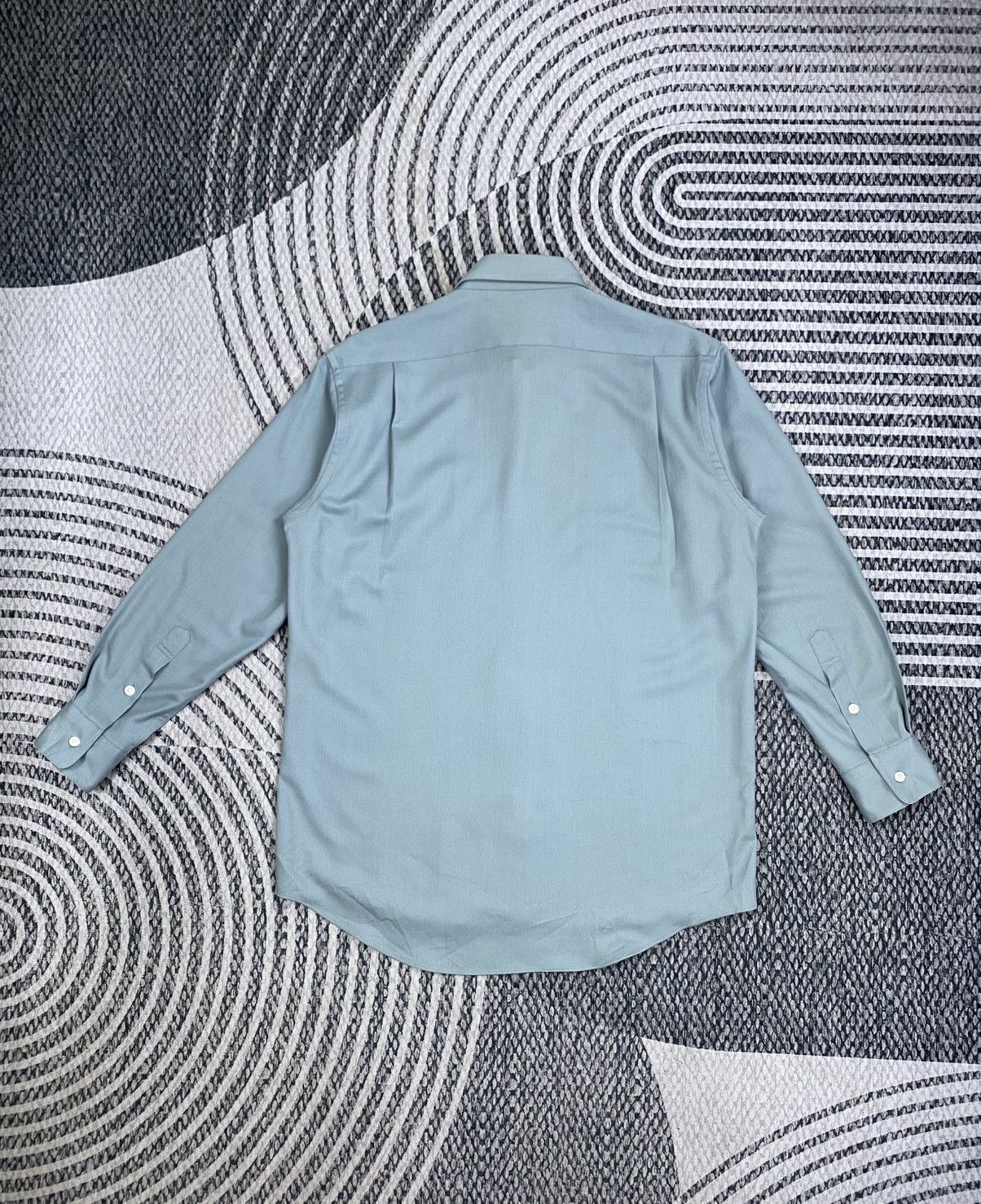 Burberry 🔥Vintage 80s Burberrys Casual Button Ups Wool Shirt Size US M / EU 48-50 / 2 - 2 Thumbnail