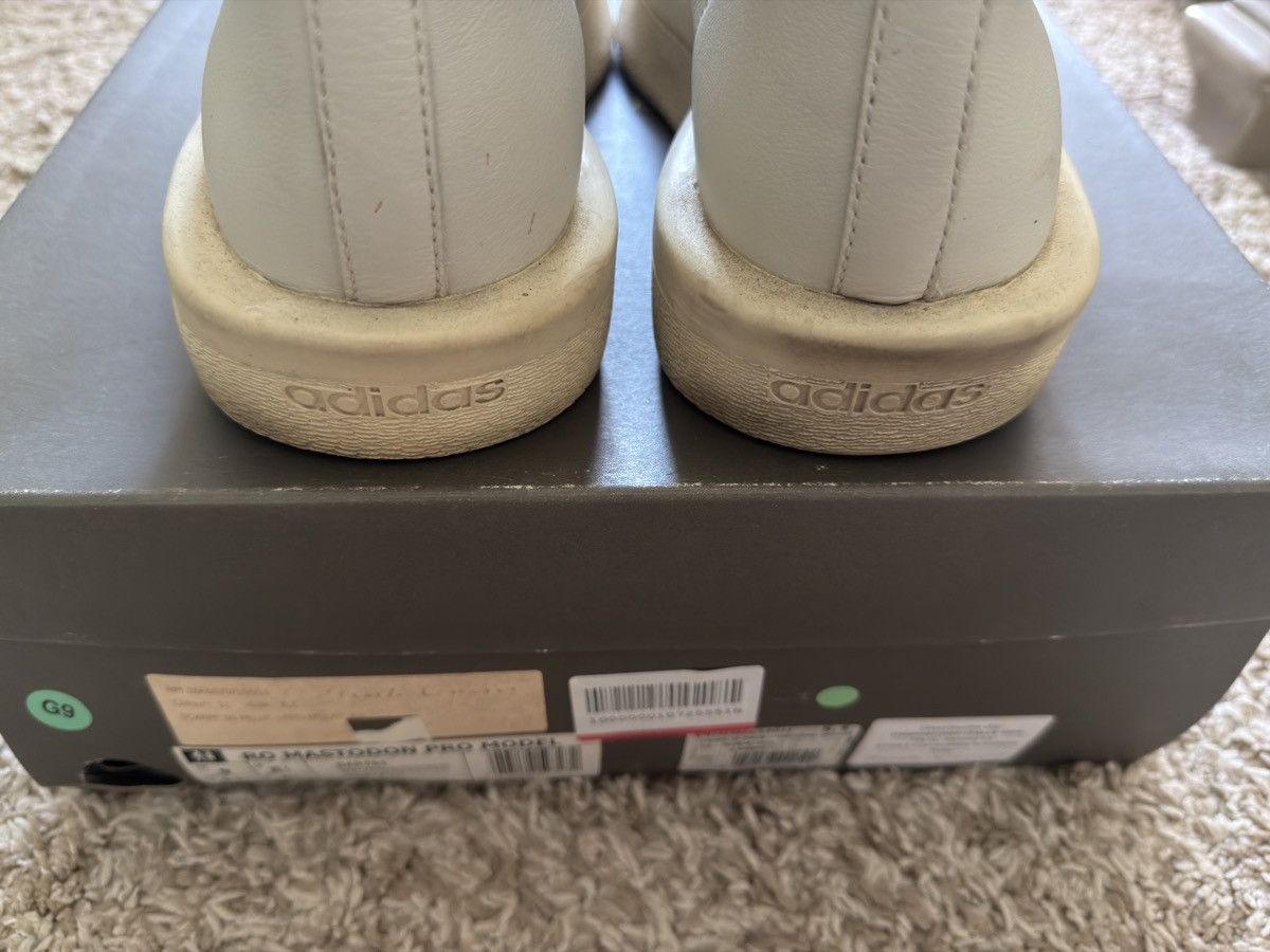 Adidas × Rick Owens Mastodon White Pro Model Size US 9 / EU 42 - 7 Thumbnail