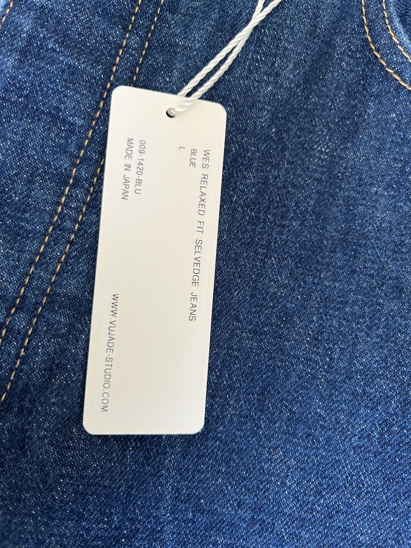 Vuja De Wes Relaxed Selvedge Denim Size US 34 / EU 50 - 3 Thumbnail